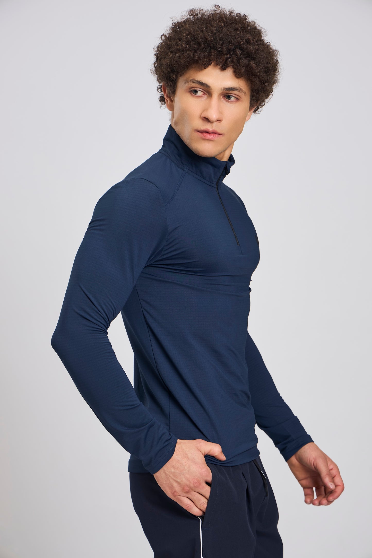 Bout Half Zipper Pullover - Navy Blue