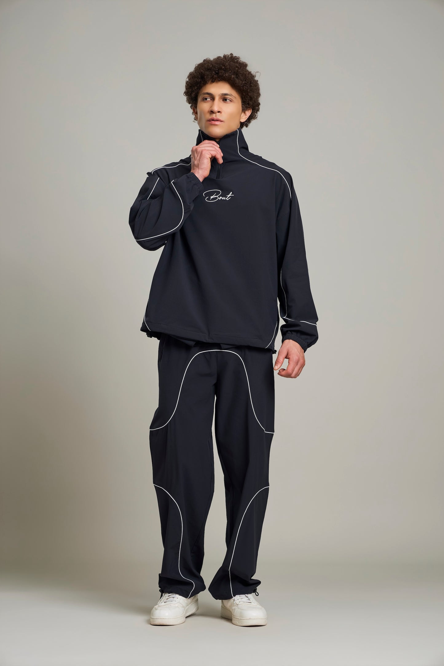 Bout Street Motion Tracksuit Set - Black