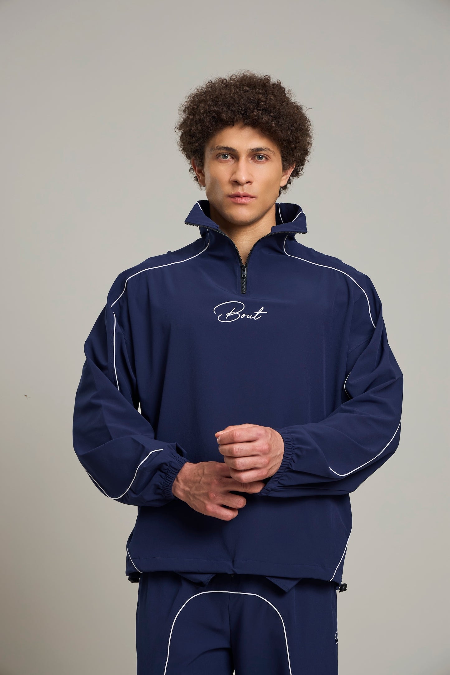 Bout Street Motion Tracksuit Set - Navy Blue