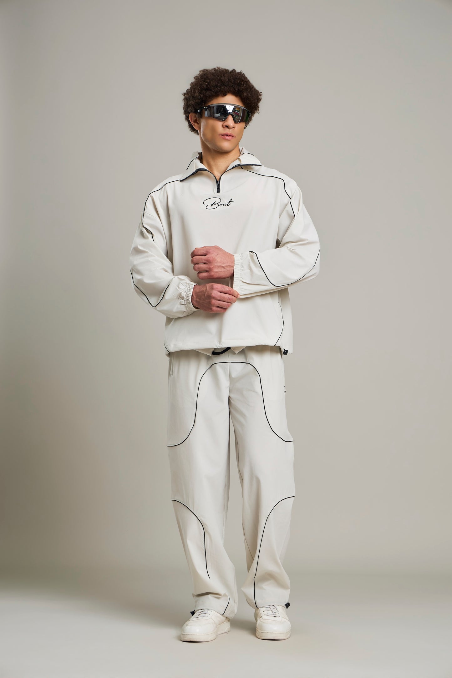 Bout Street Motion Tracksuit Set - Off White