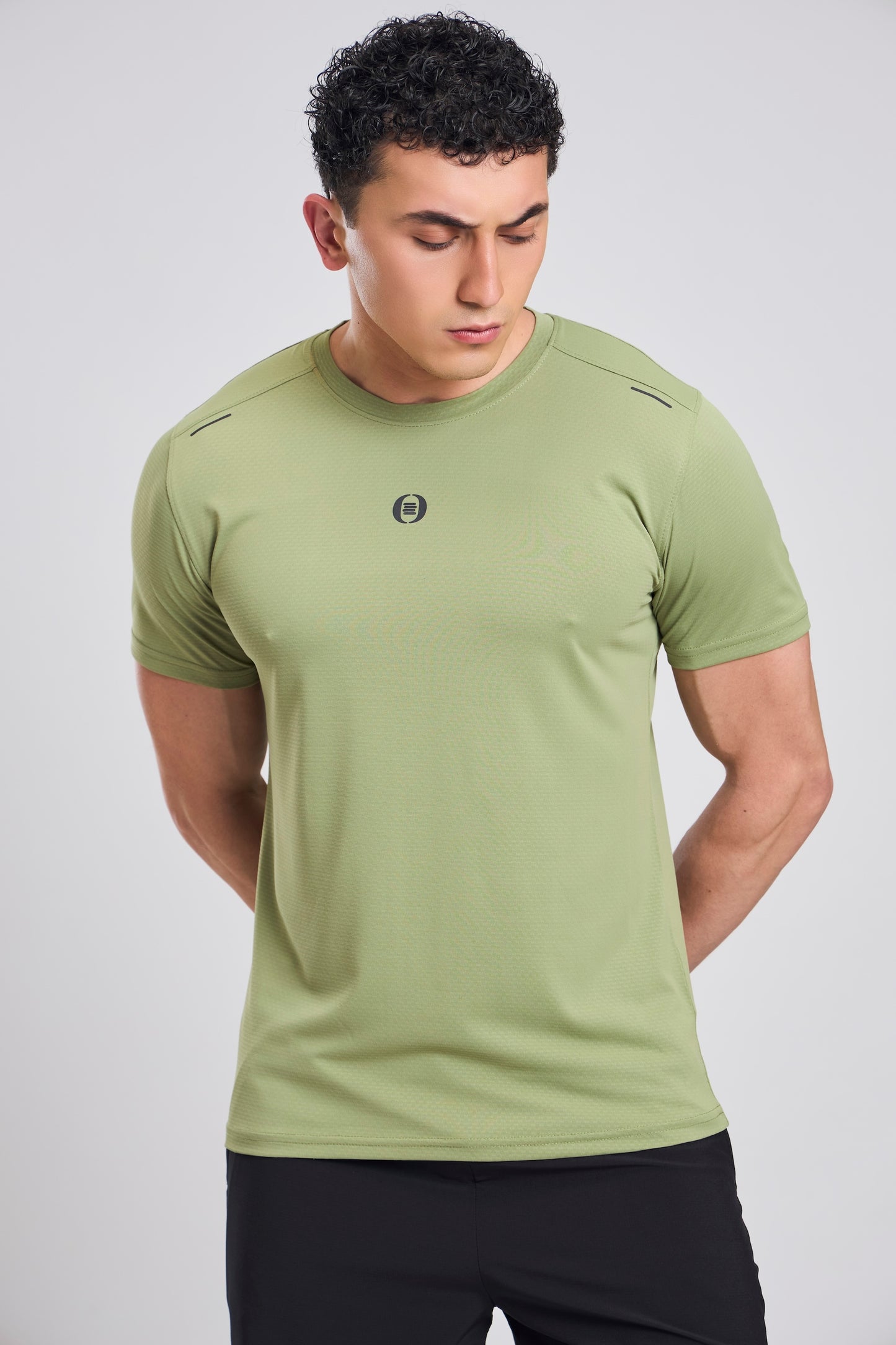 Bout Textured T-Shirt - Military Green