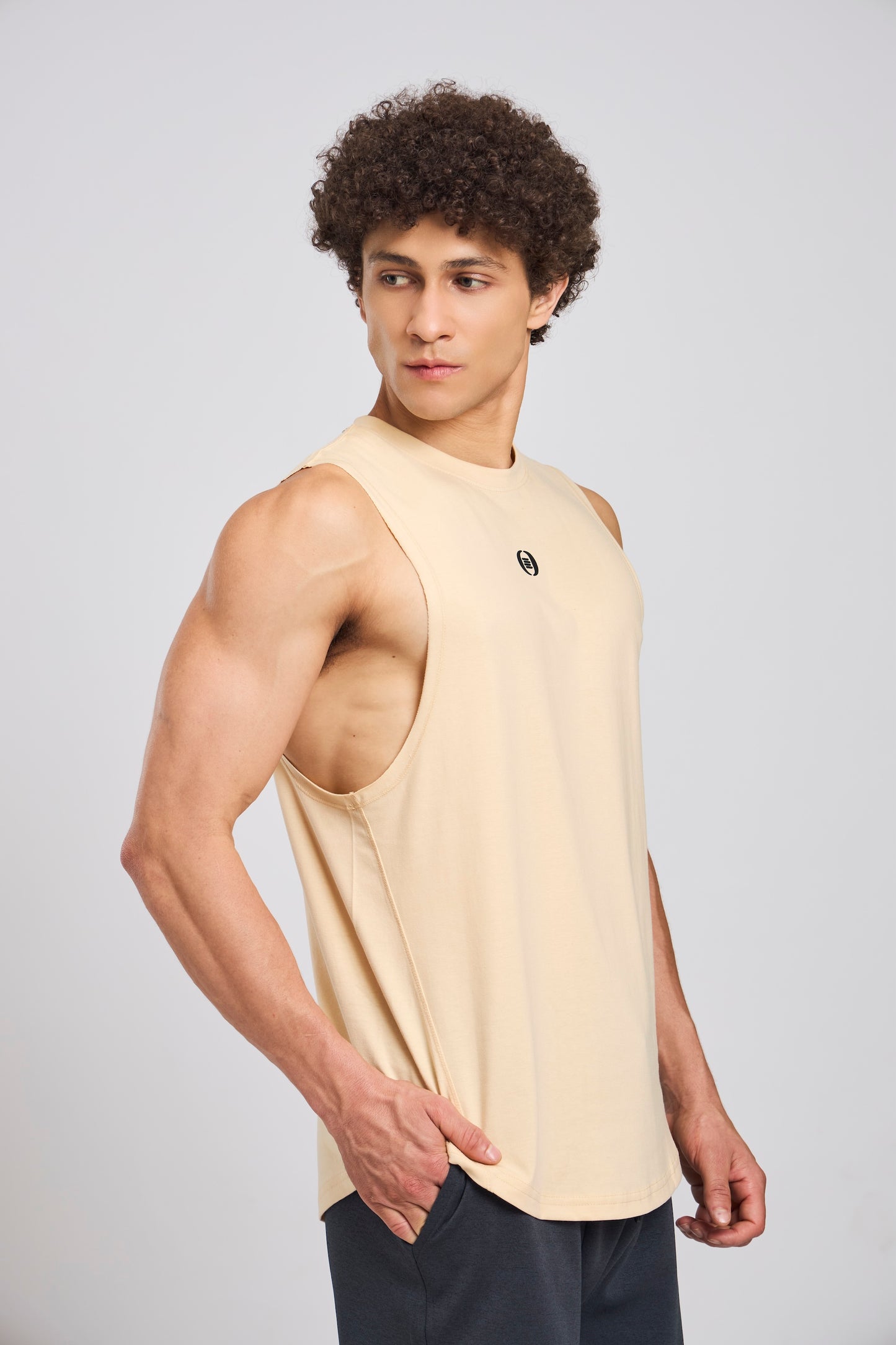 Bout Court Craft Vest - Sand Beige