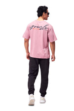 Bout Push Yourself Graphic Tee- Pink