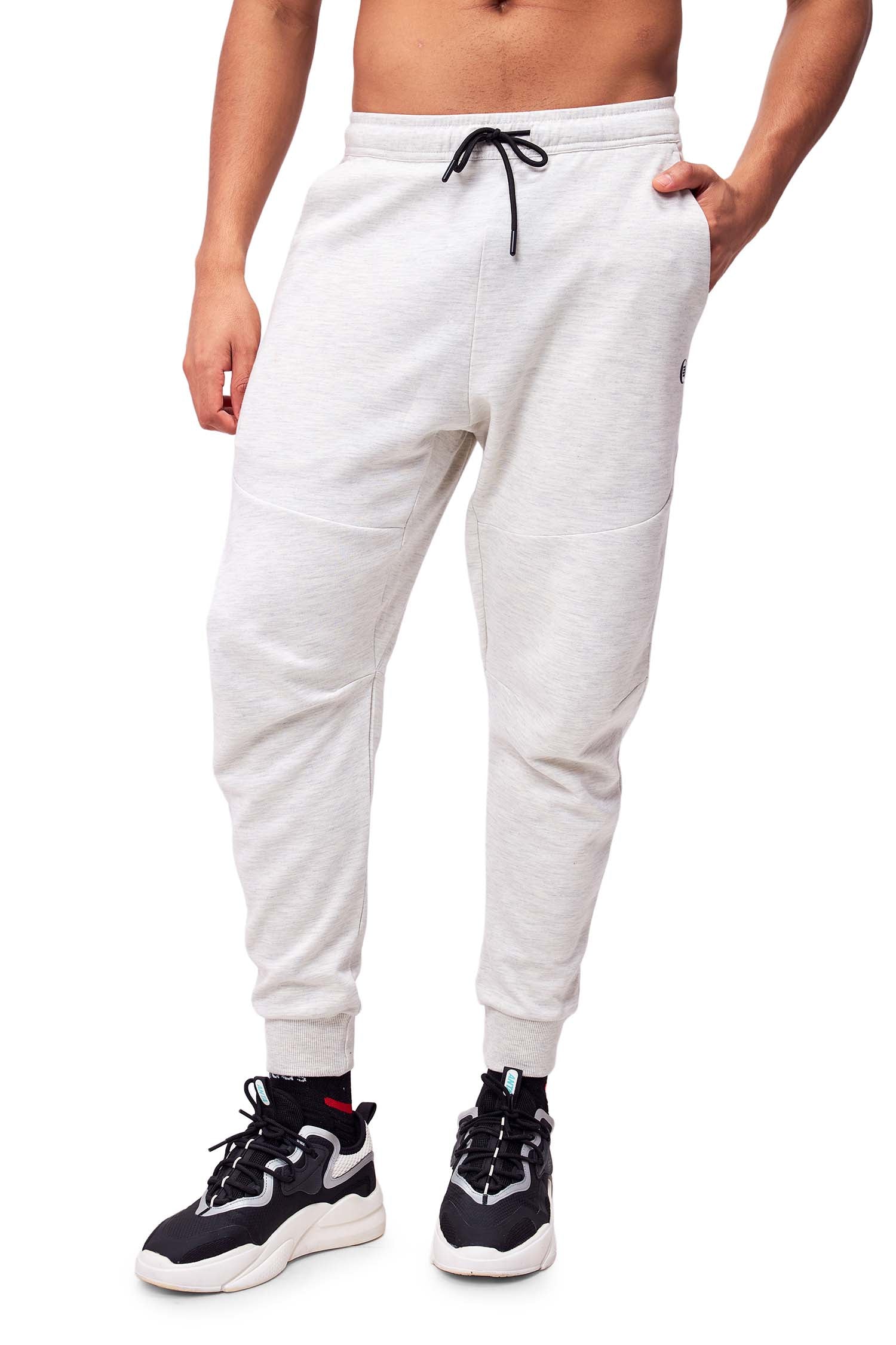 【BAON】[unisex] Roydoo Brushed Pintuck String Jogger Pants 001_gray_471f0d10-1590-457b-