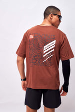 Bout Stay Strong Classic Graphic Tee - Brown