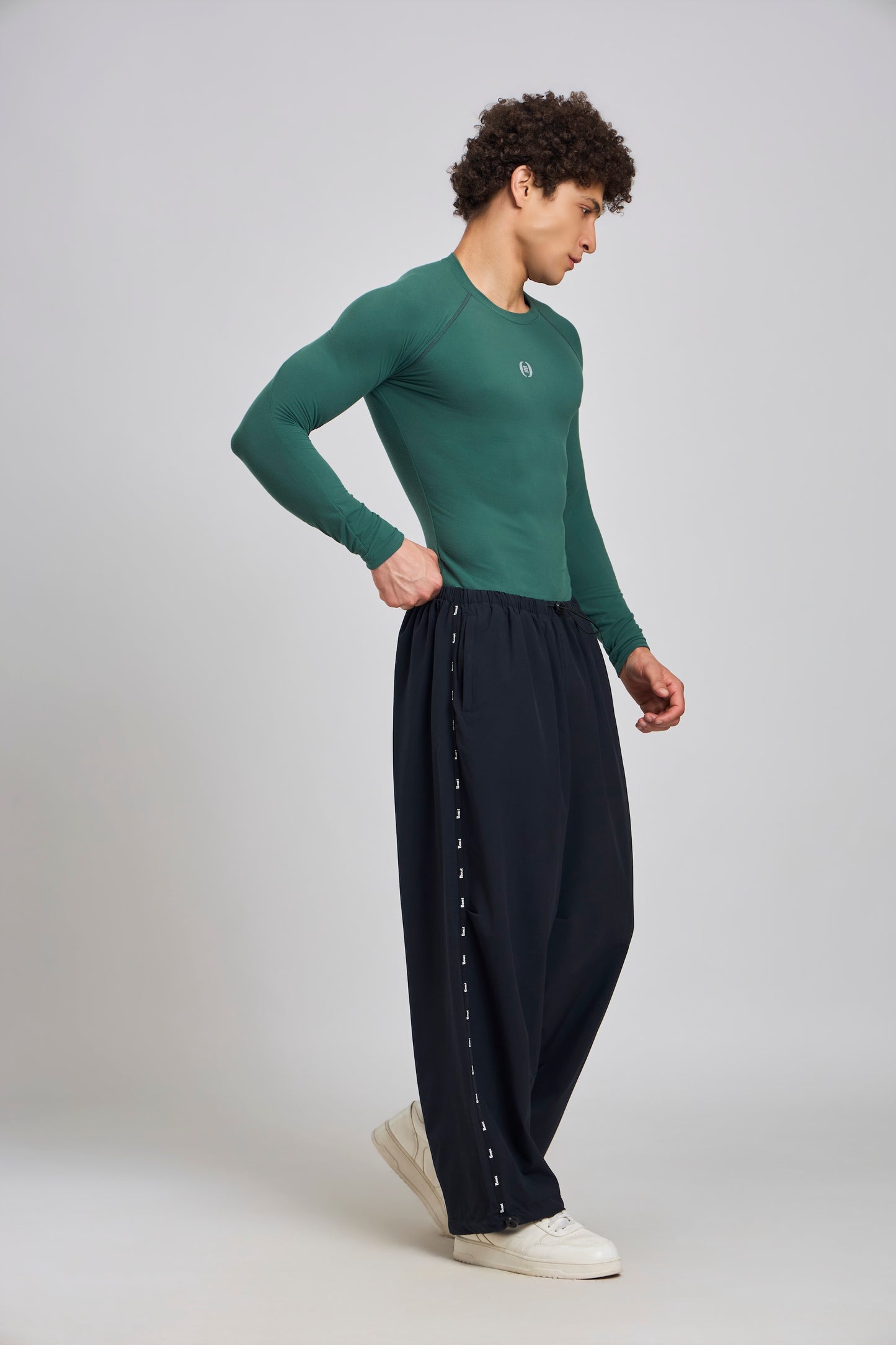 Bout Compression Full Sleeve Tee - Teal Olive