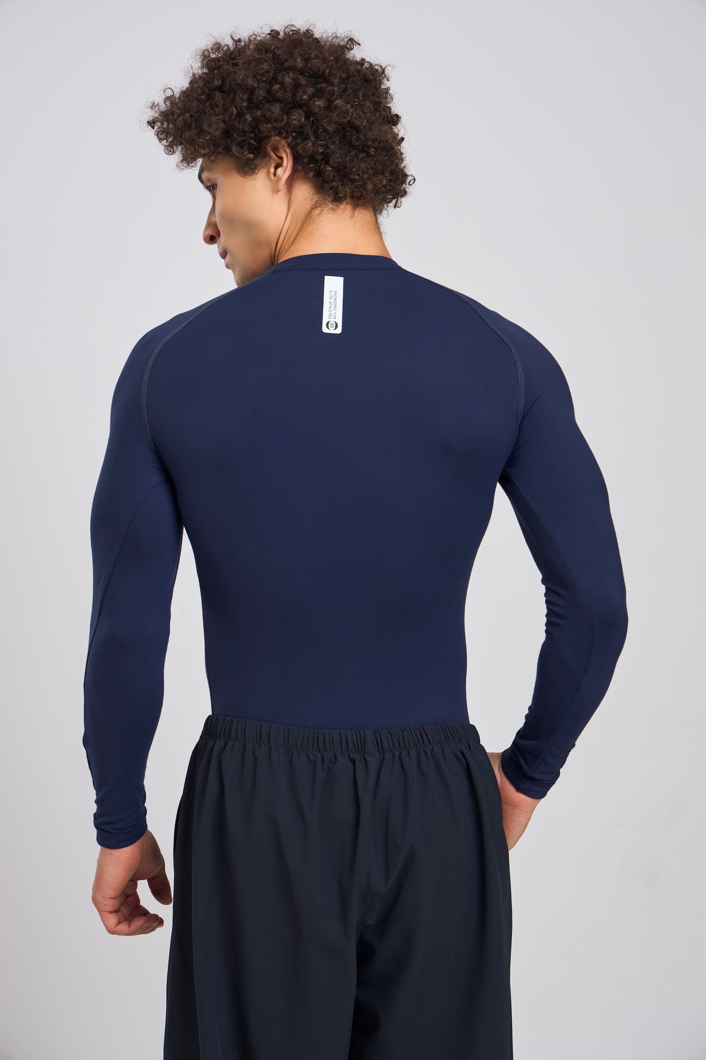Bout Compression Full Sleeve Tee - Navy Blue