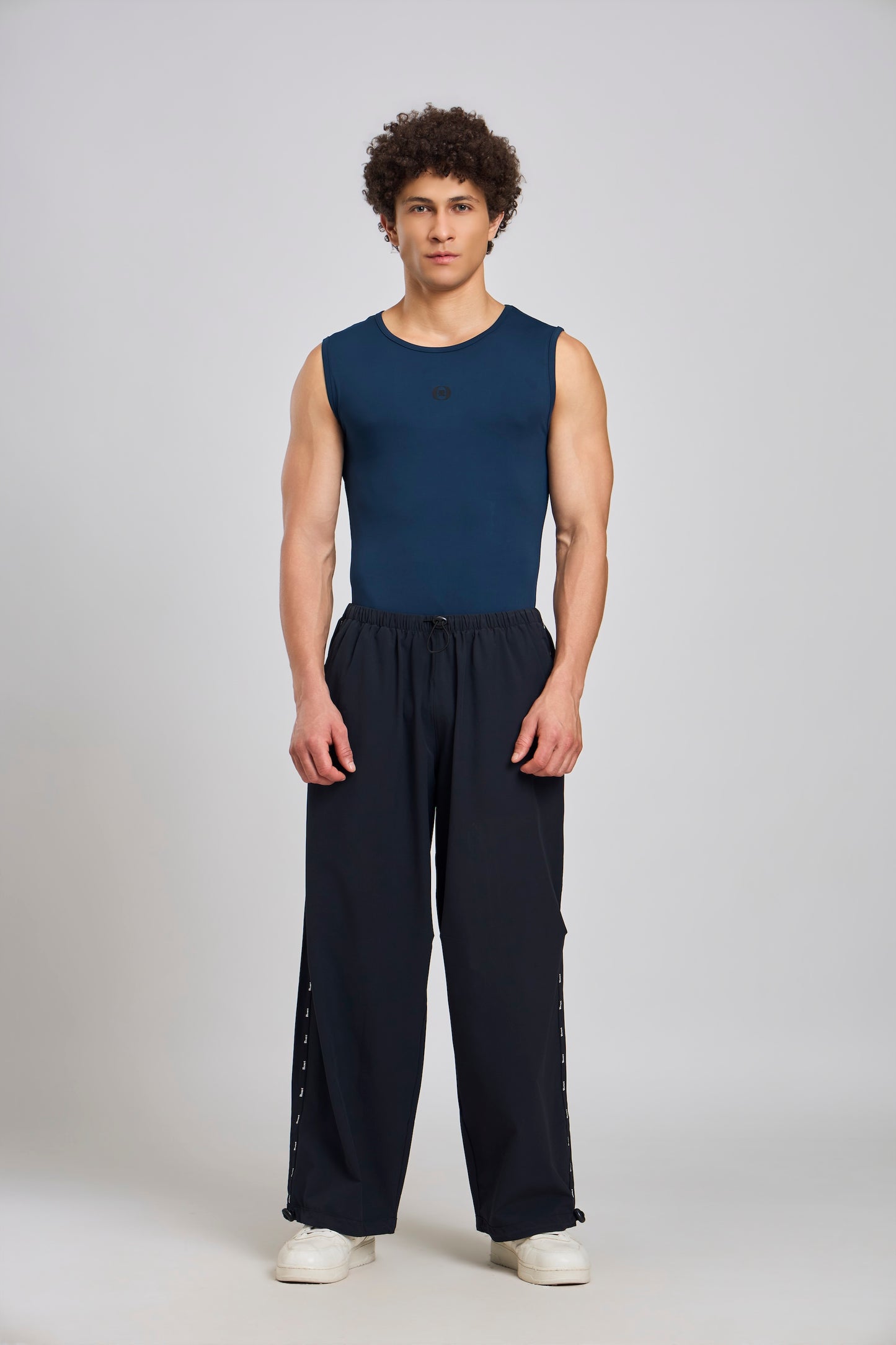 Bout Sleeveless Compression Vest - Navy Blue
