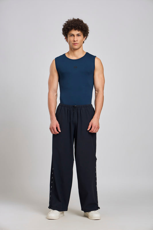 Bout Sleeveless Compression Vest - Navy Blue