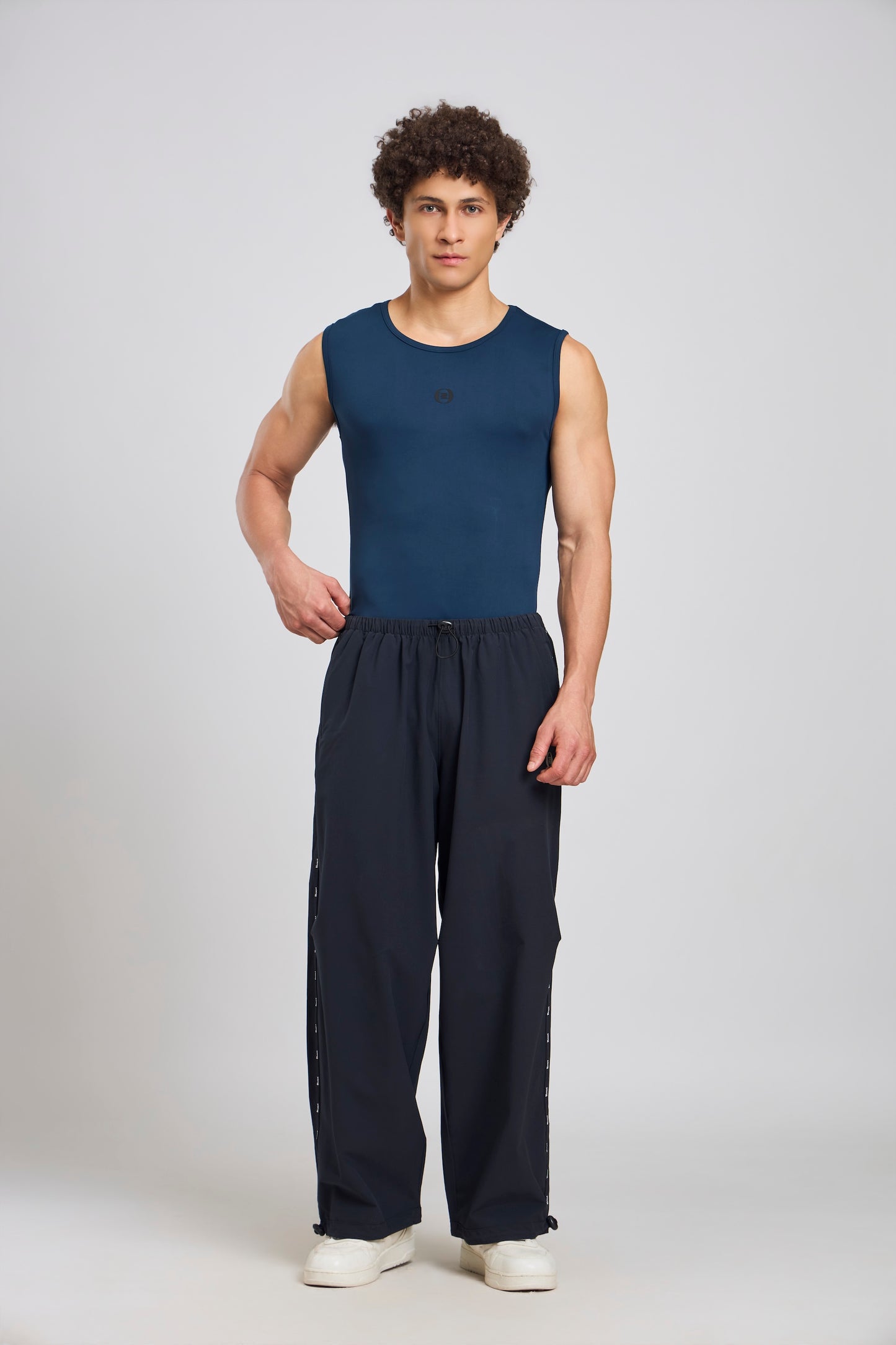 Bout Sleeveless Compression Vest - Navy Blue