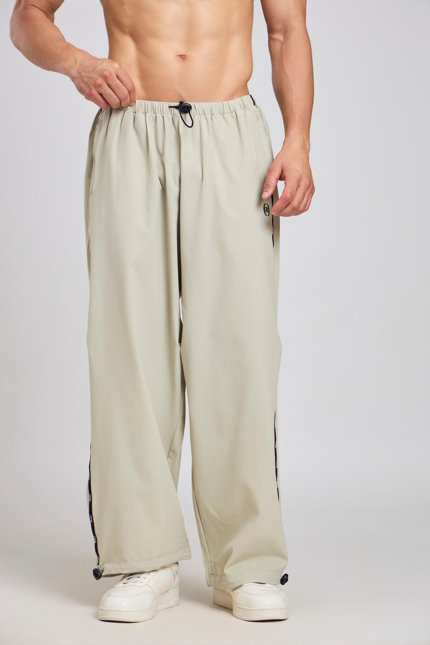 Bout Baggy Fit Training Pants - Sage Beige