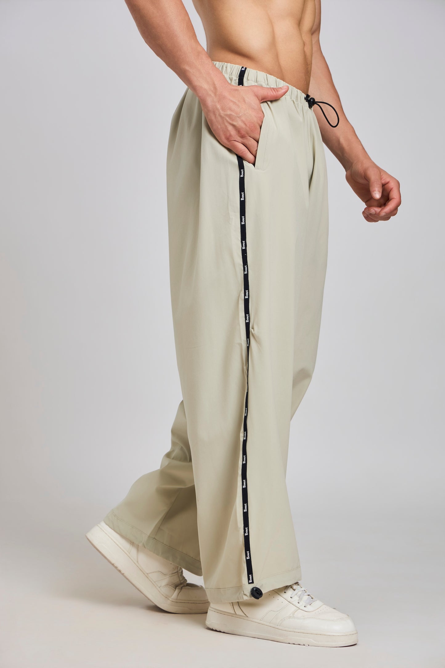 Bout Baggy Fit Training Pants - Sage Beige