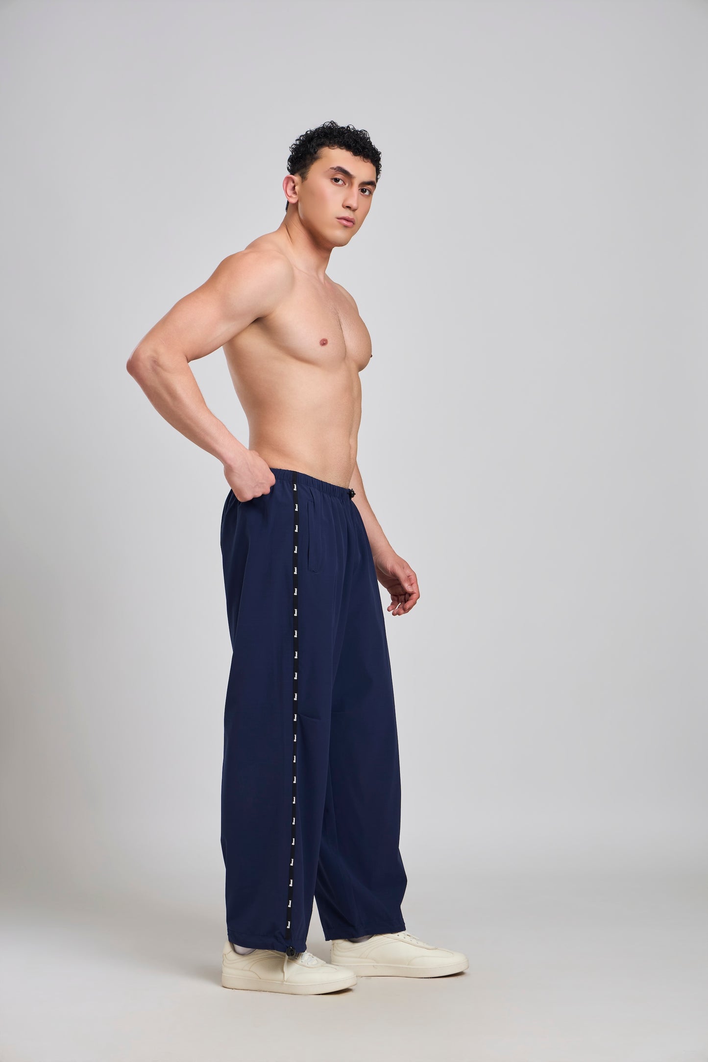 Bout Baggy Fit Training Pants - Navy Blue
