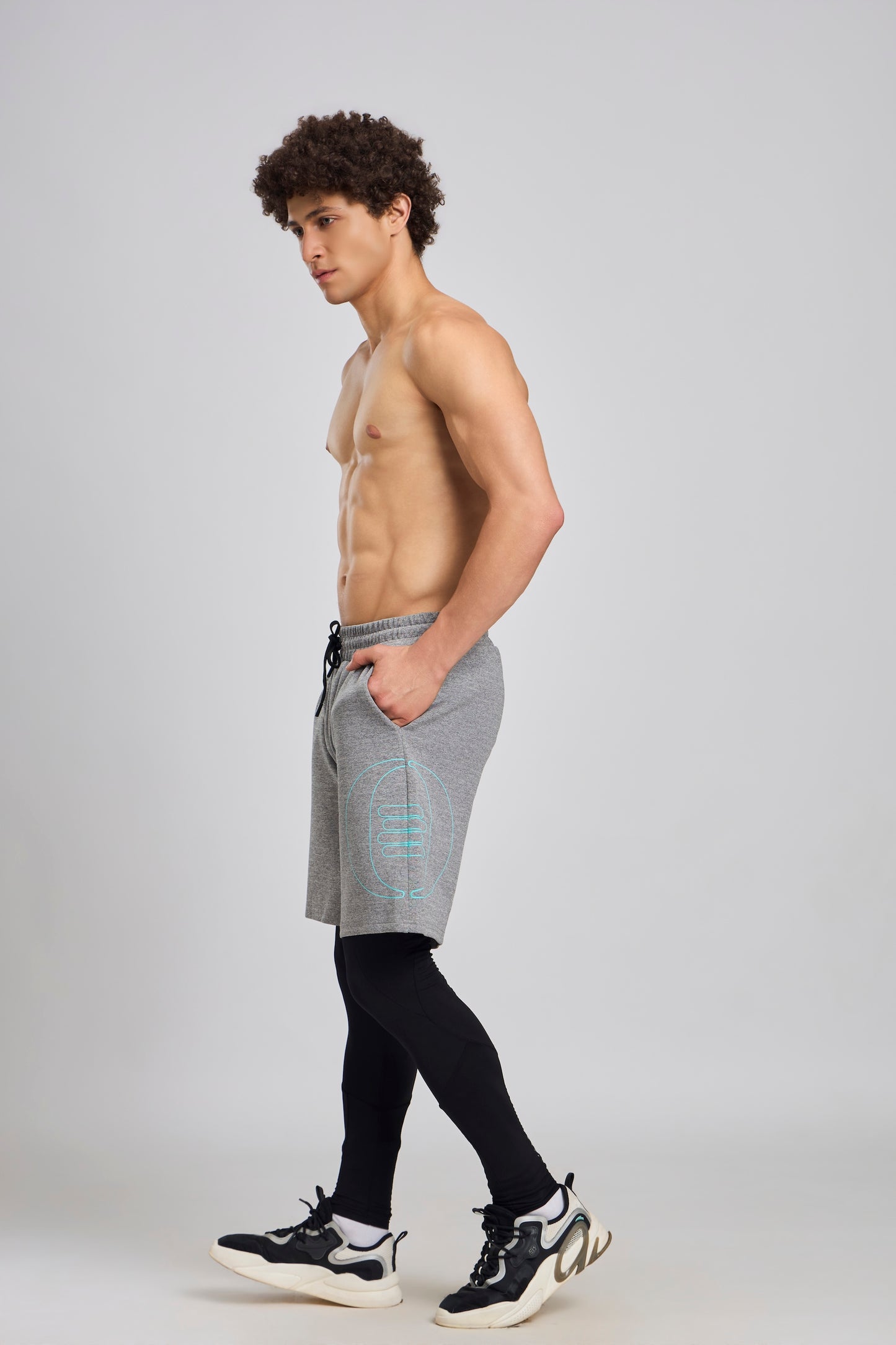Bout Duo Shorts - Light Grey