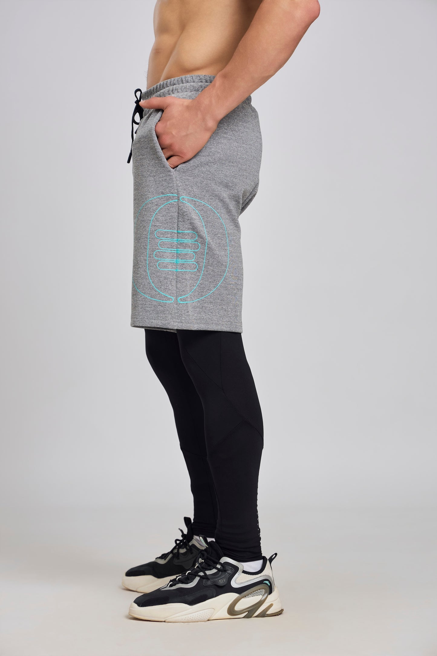 Bout Duo Shorts - Light Grey