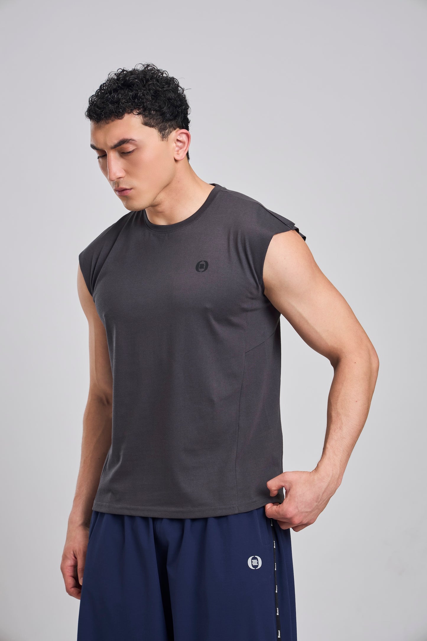 Bout Muscle Tank - Charcoal Grey