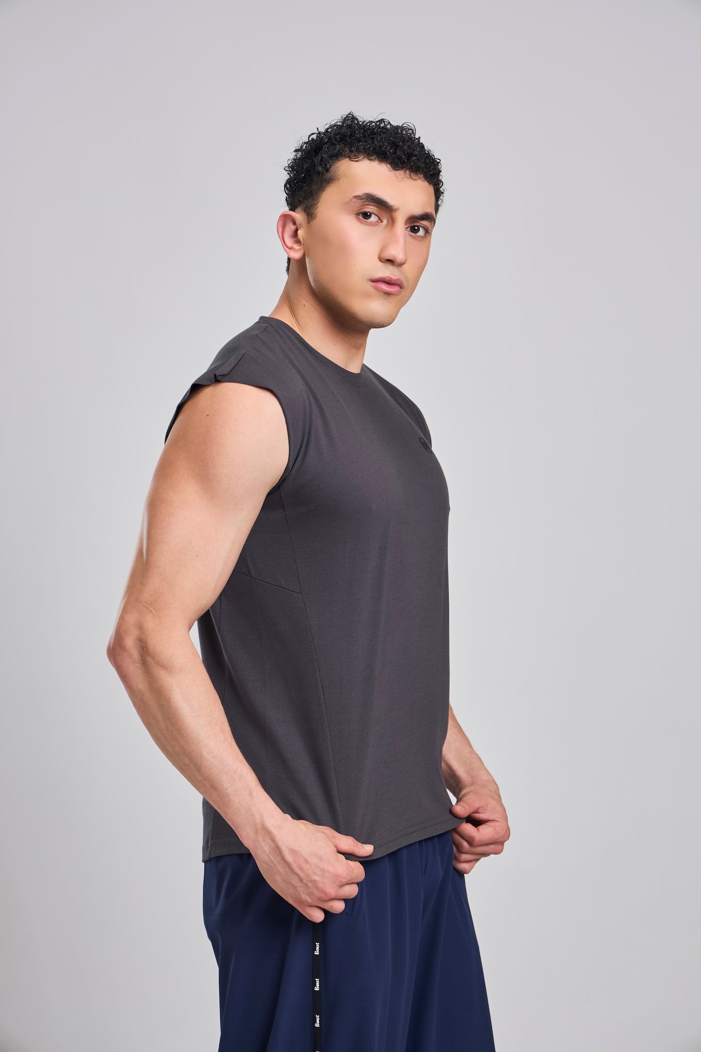 Bout Muscle Tank - Charcoal Grey