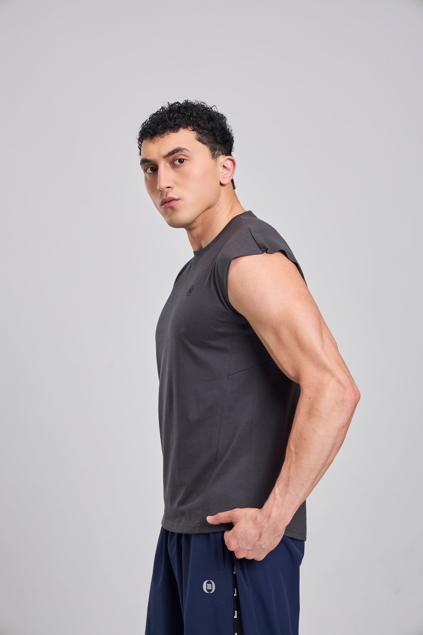 Bout Muscle Tank - Charcoal Grey