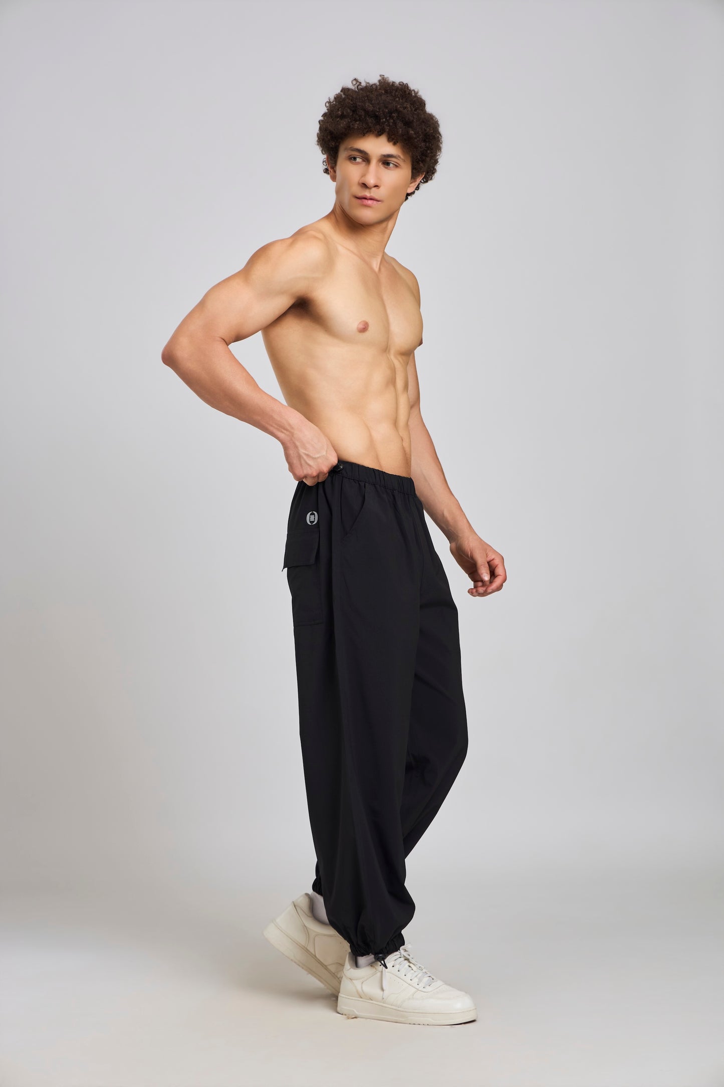 Bout Textured Harem Tracks - Black