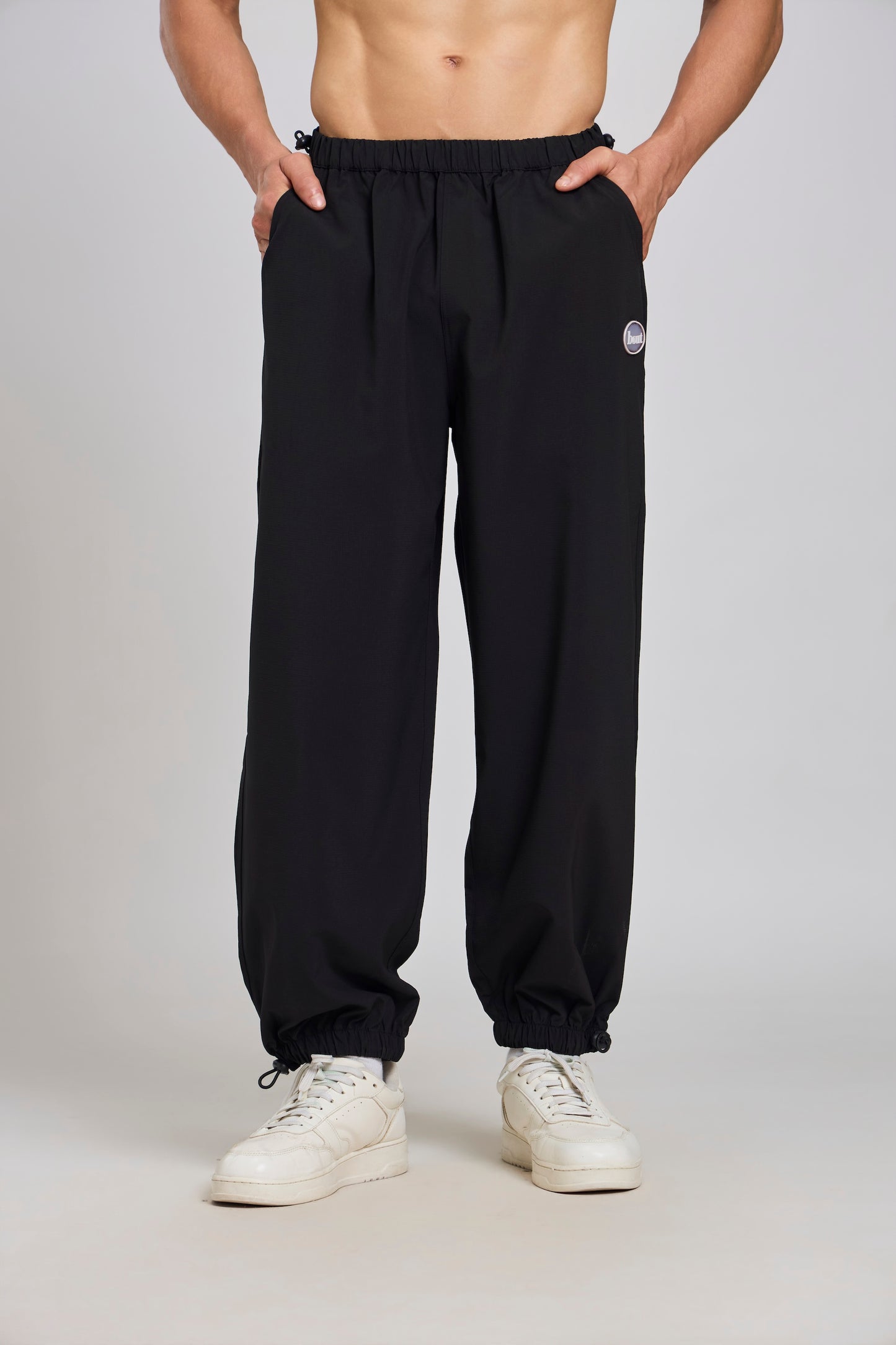 Bout Textured Harem Tracks - Black