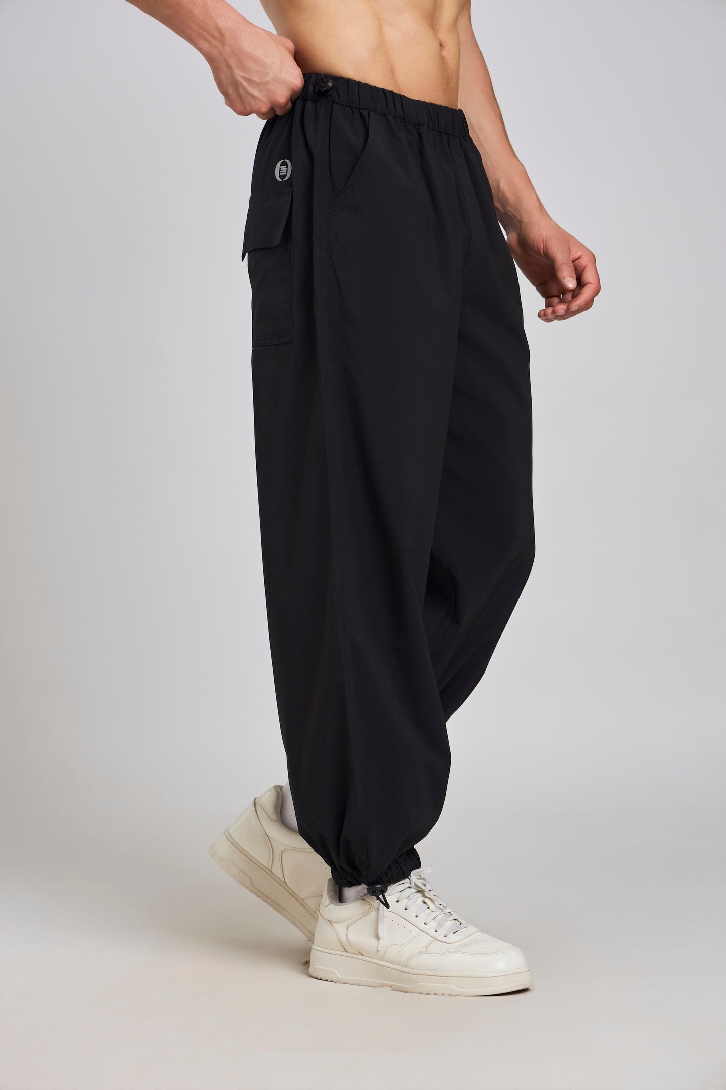 Bout Textured Harem Tracks - Black