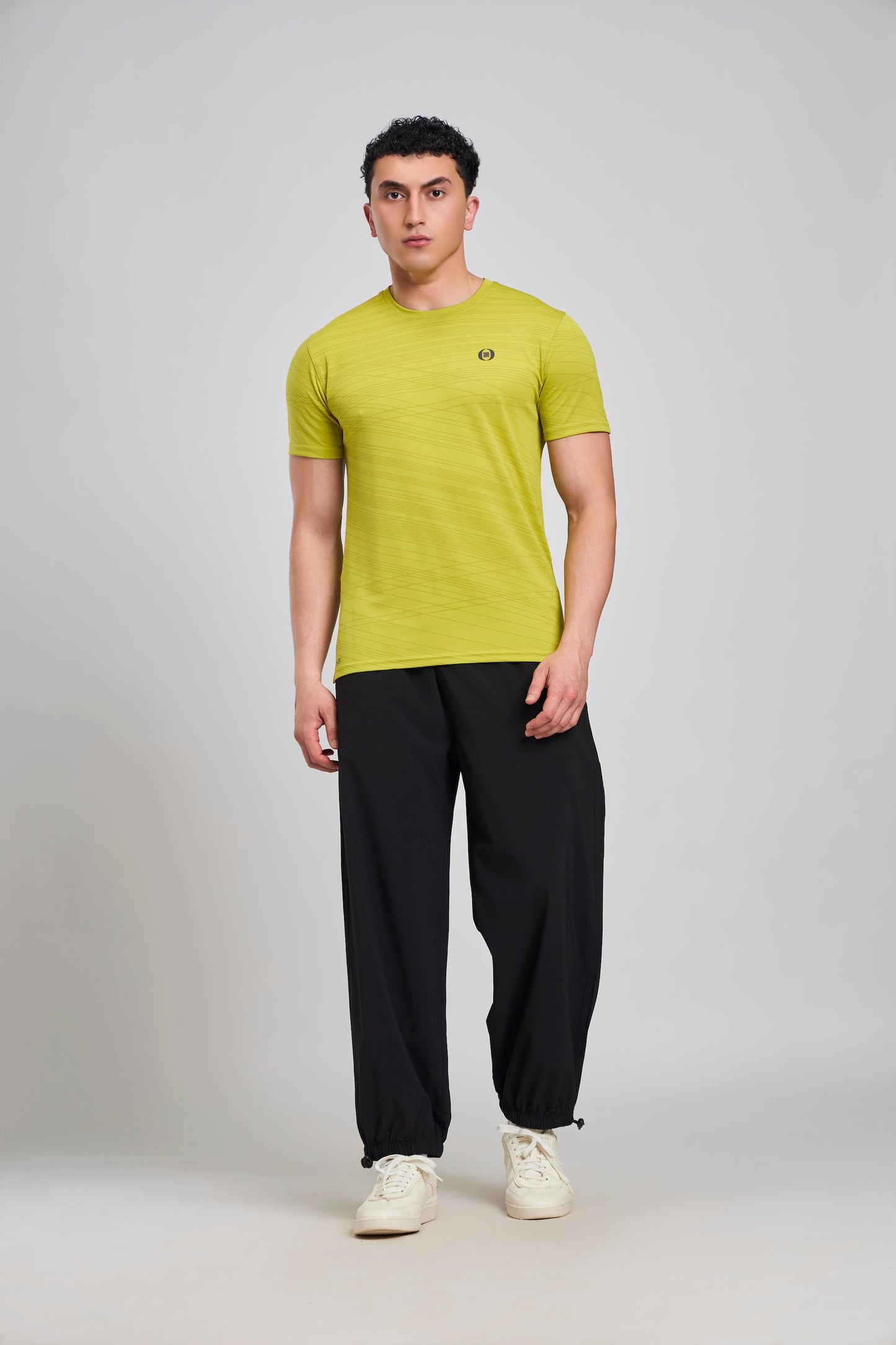 Bout Printed Active Tee - Lime Green