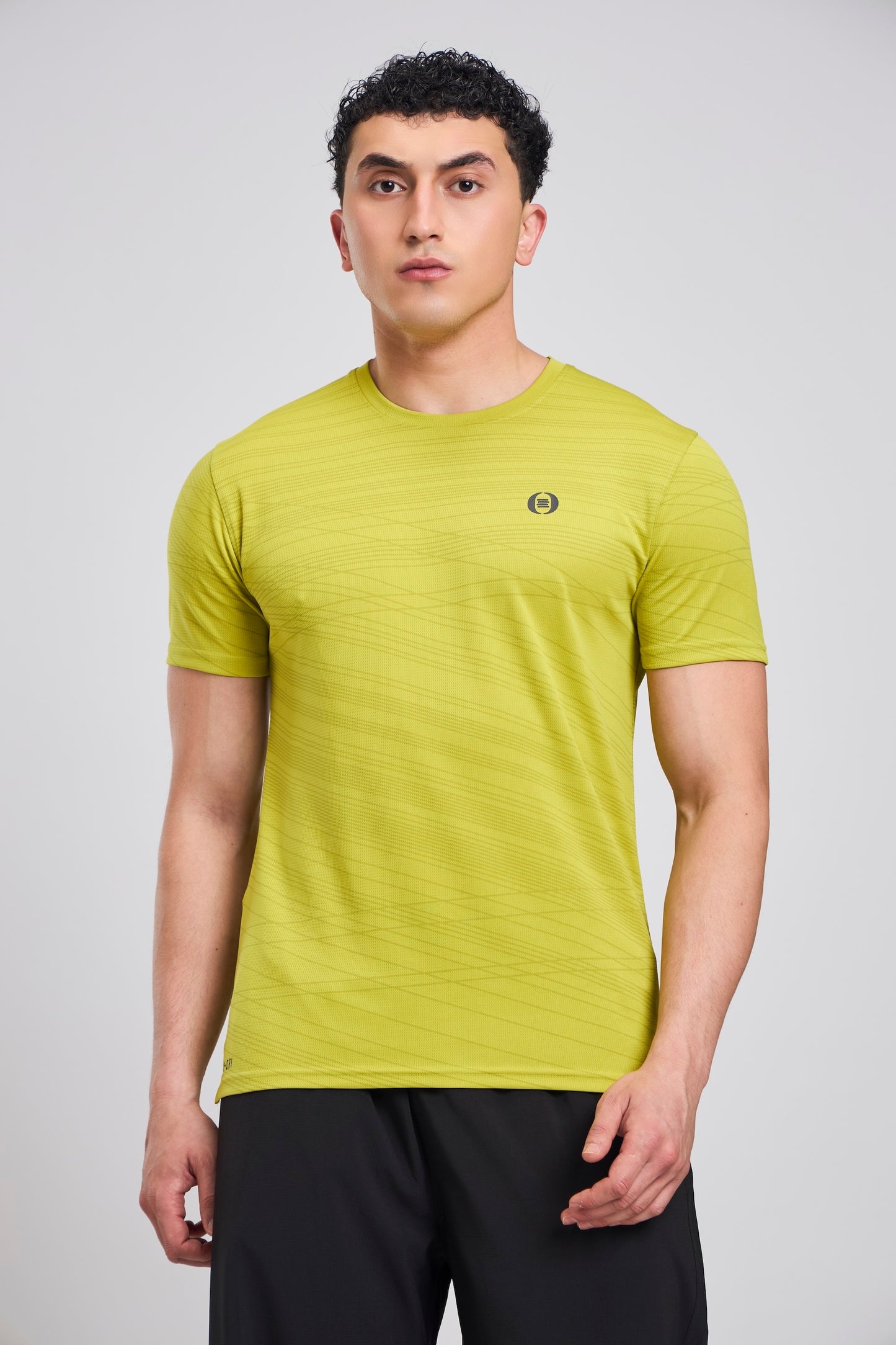 Bout Printed Active Tee - Lime Green
