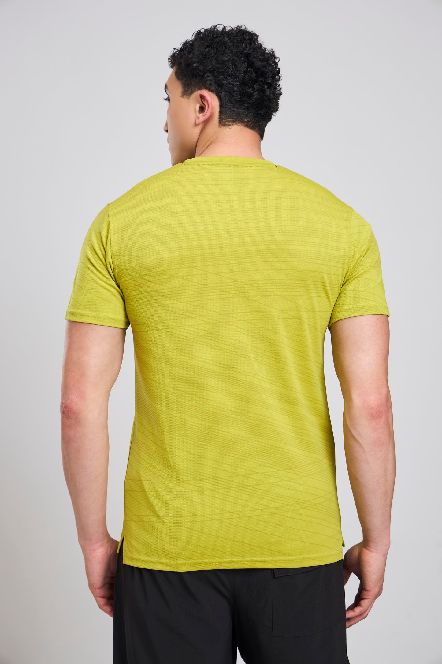 Bout Printed Active Tee - Lime Green