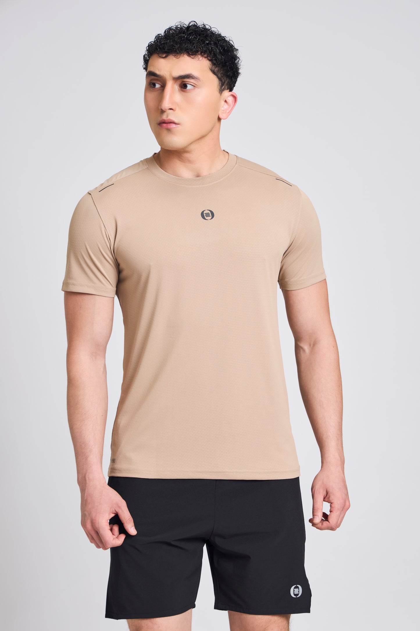 Bout Textured T-Shirt - Tan