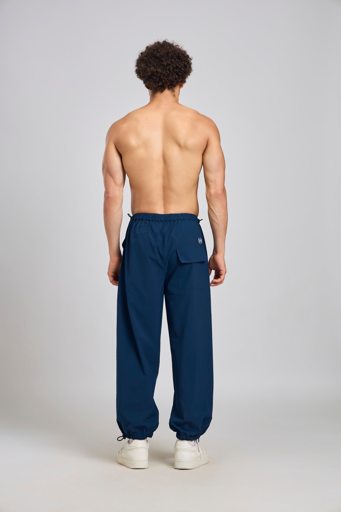 Bout Textured Harem Tracks - Navy Blue