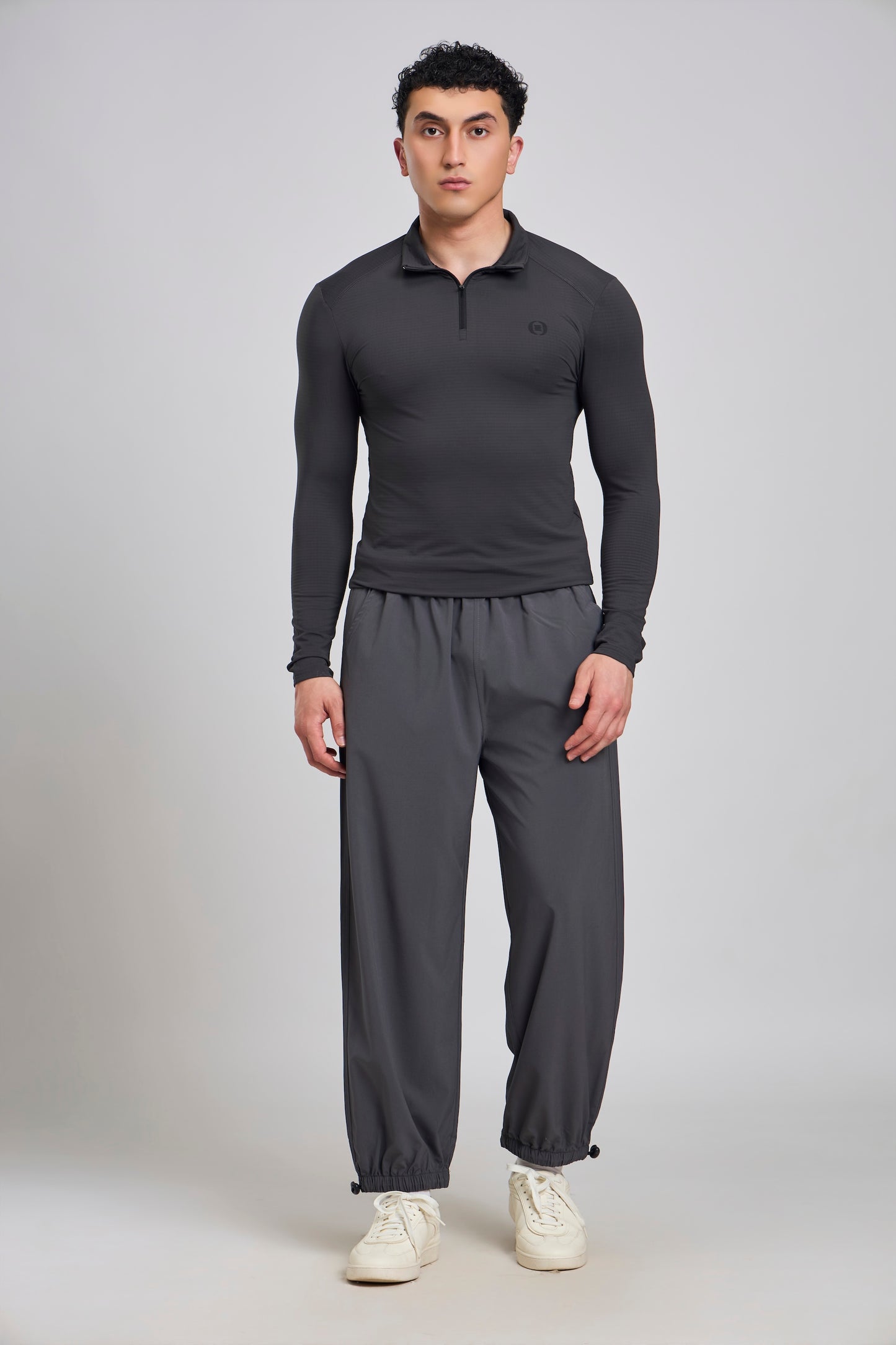 Bout Half Zipper Pullover - Grey