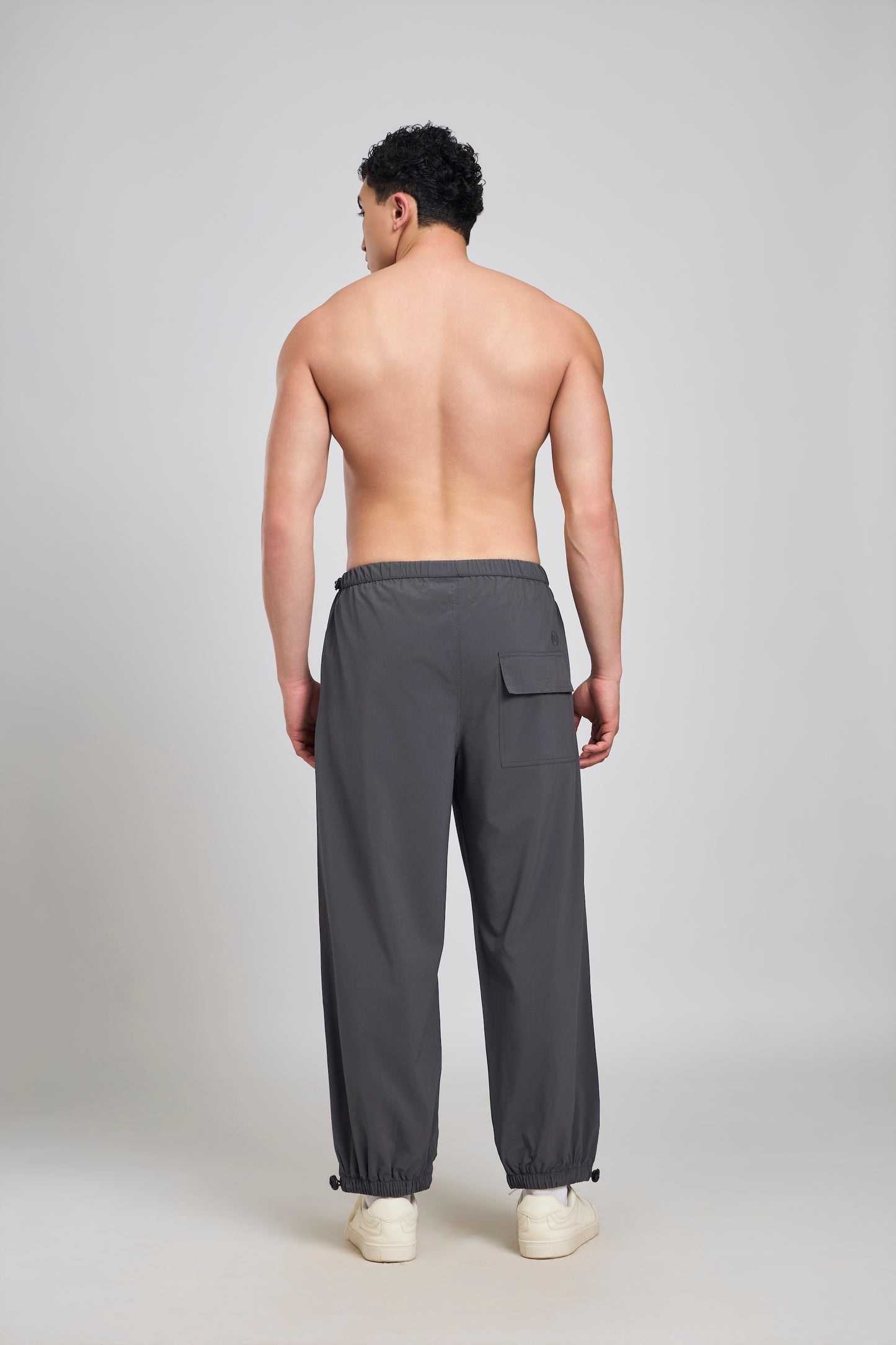 Bout Textured Harem Tracks - Charcoal Grey