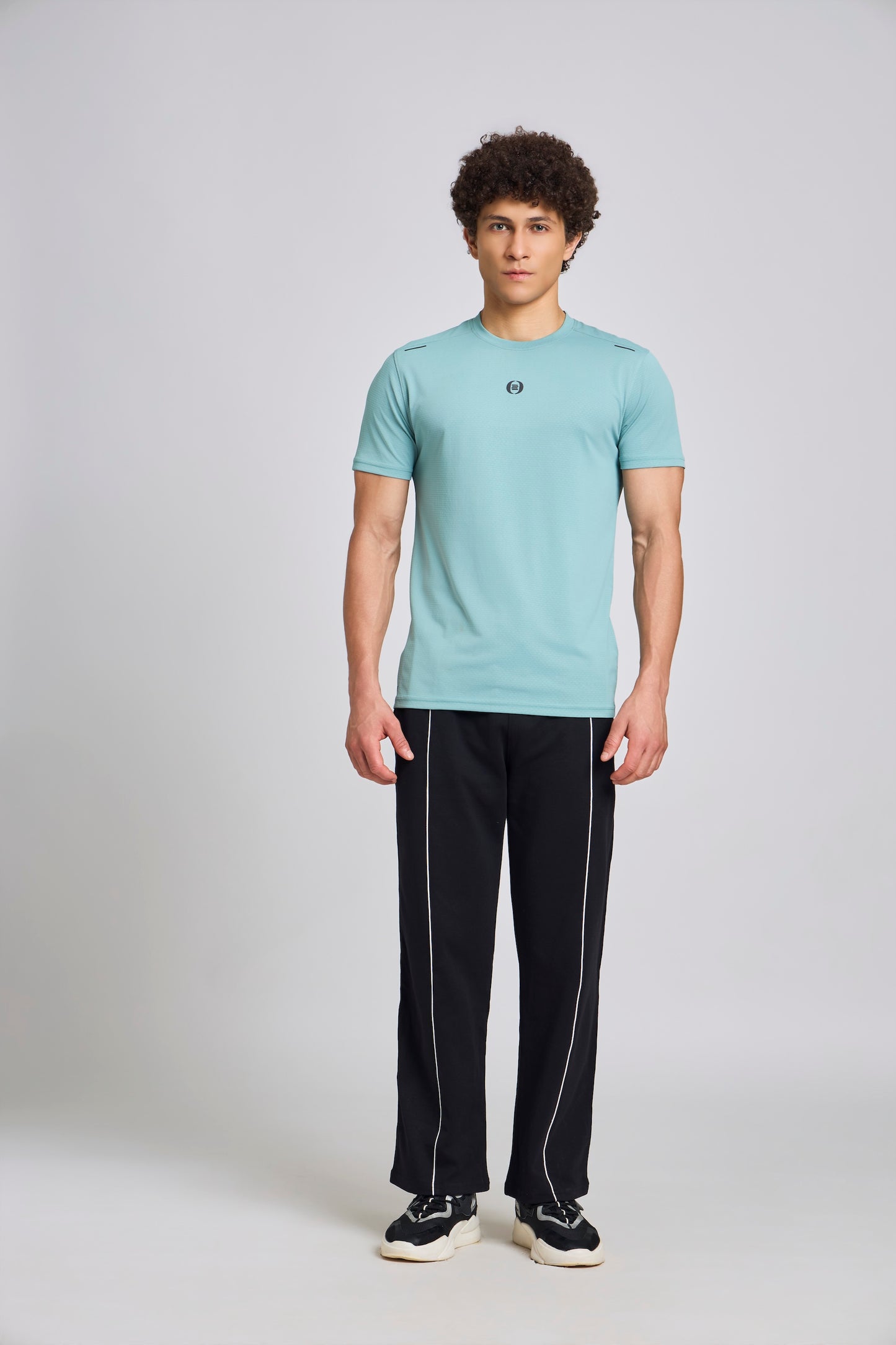 Bout Textured T-Shirt - Teal Blue