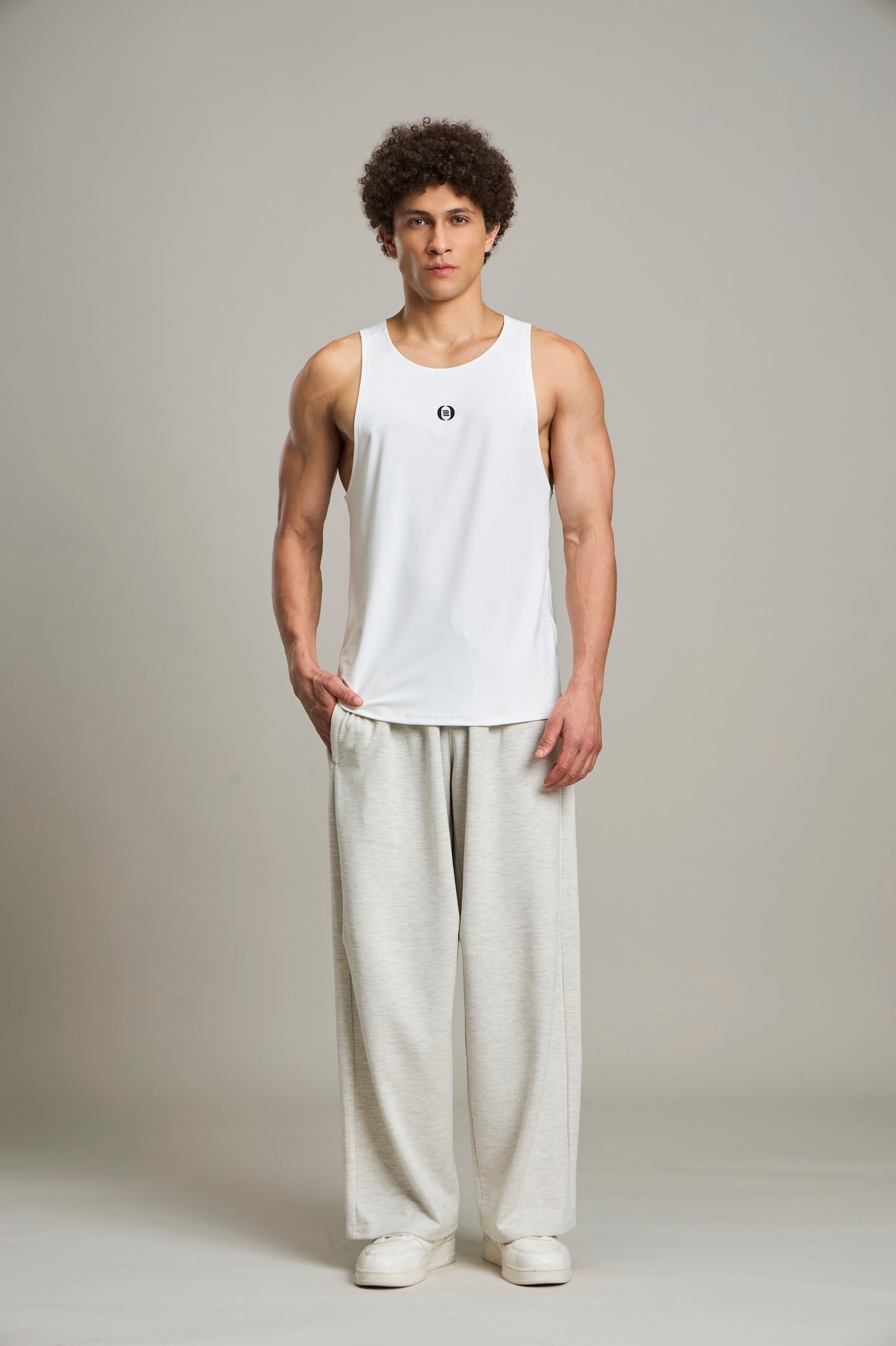 Bout Athletic Muscle Tank - White