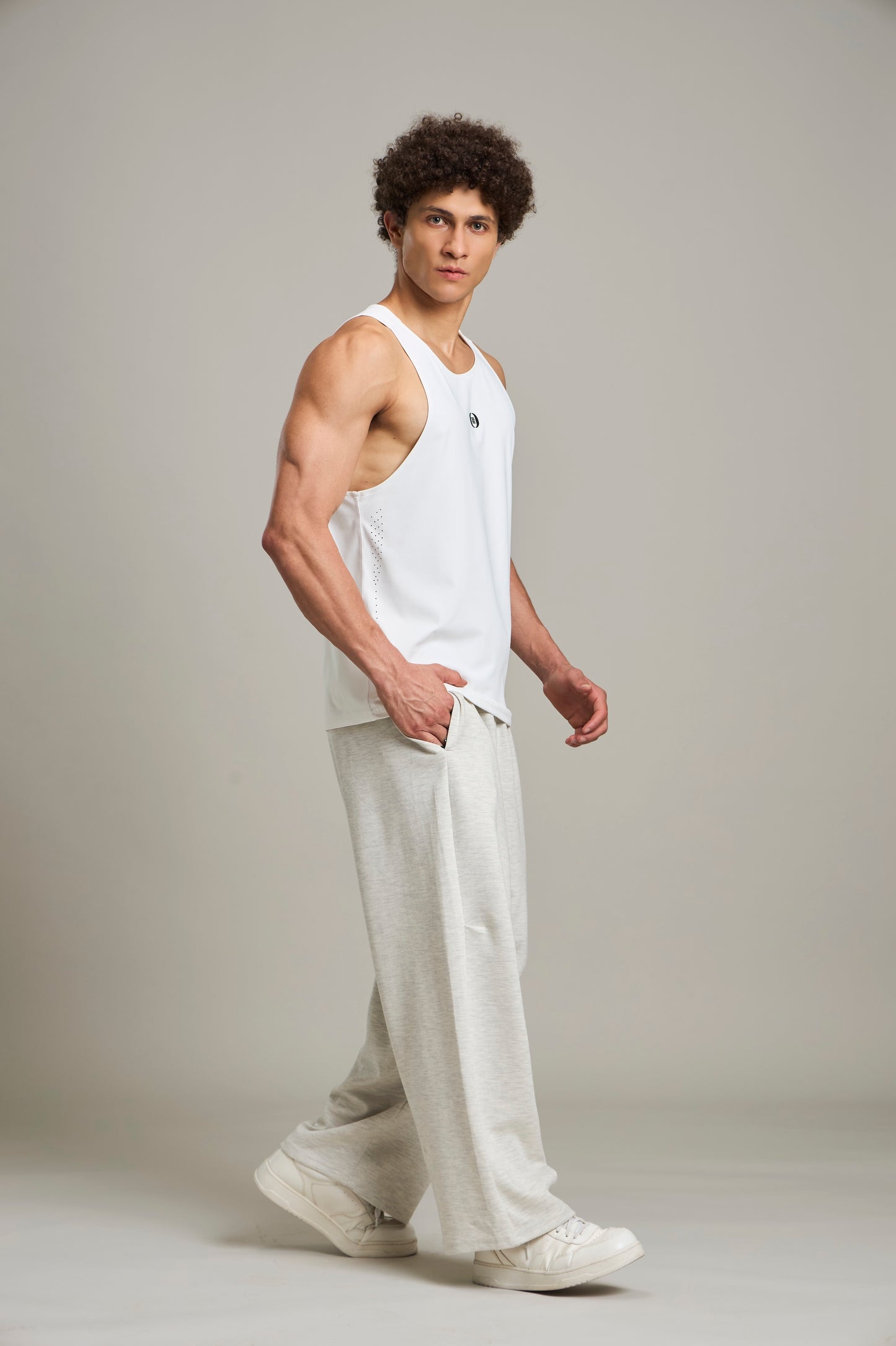 Bout Athletic Muscle Tank - White