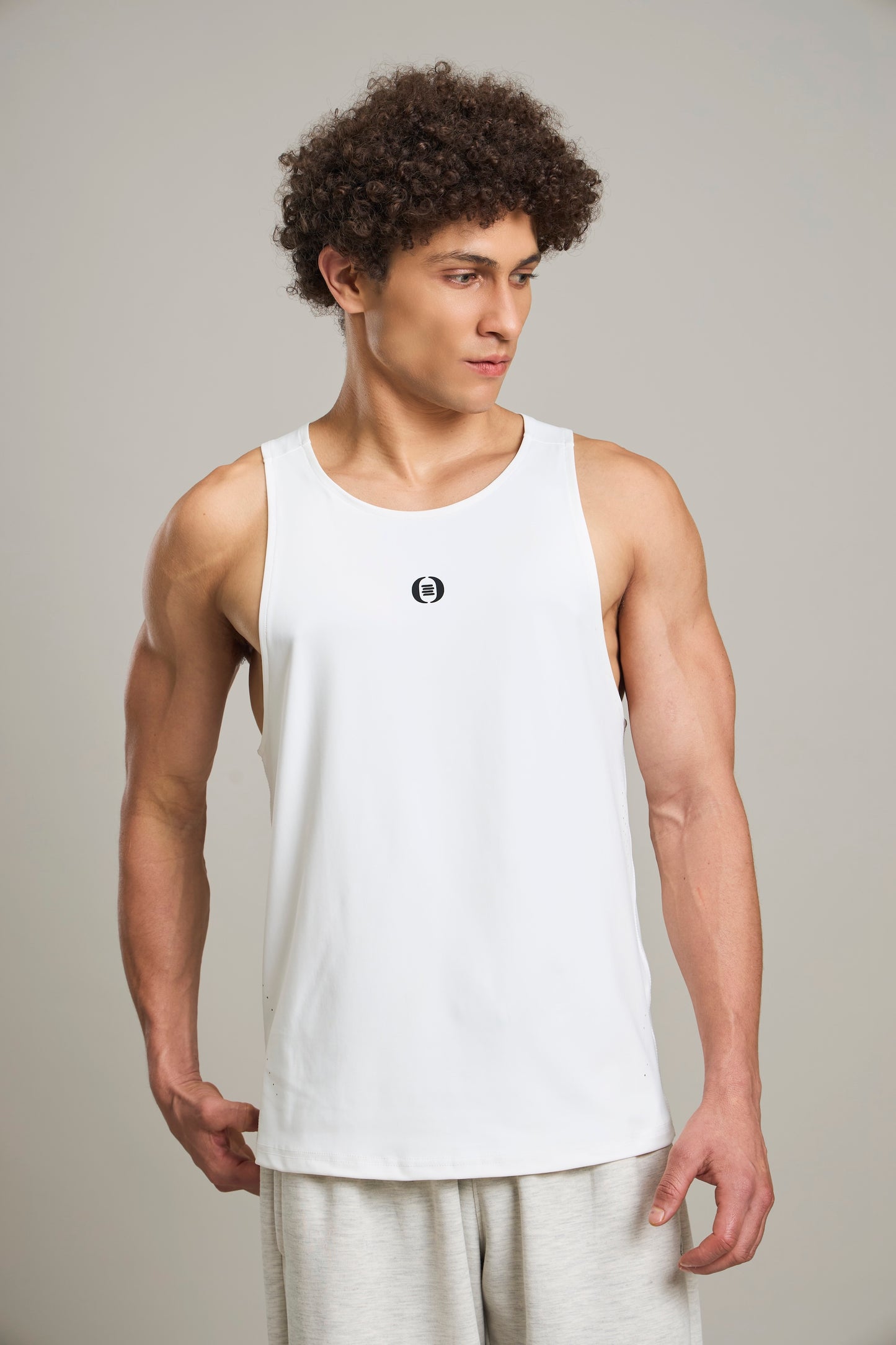 Bout Athletic Muscle Tank - White