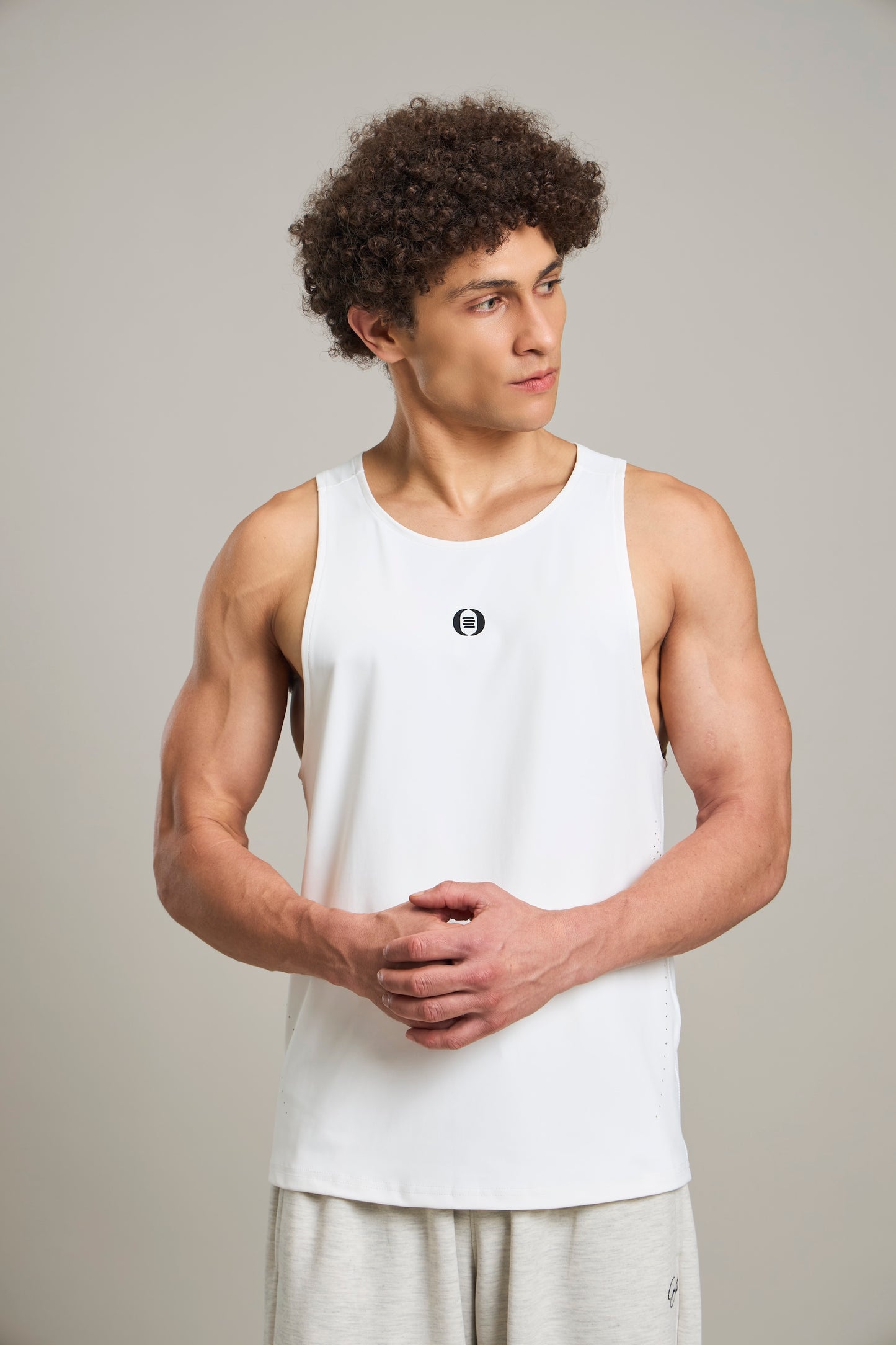 Bout Athletic Muscle Tank - White
