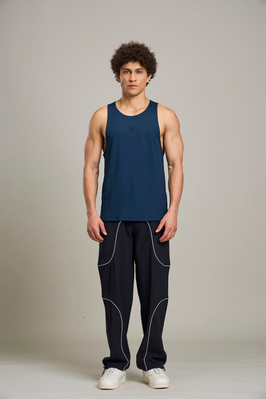 Bout Athletic Muscle Tank - Navy Blue