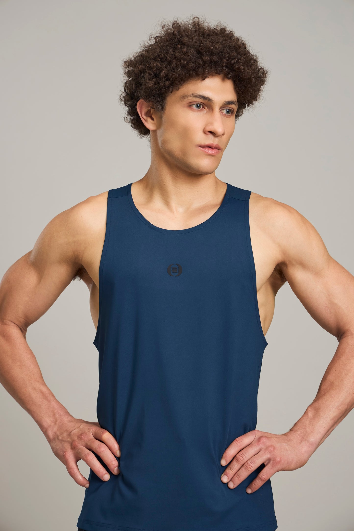 Bout Athletic Muscle Tank - Navy Blue