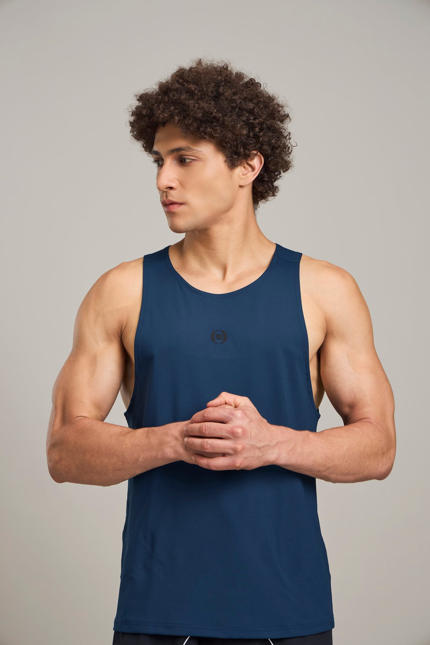 Bout Athletic Muscle Tank - Navy Blue