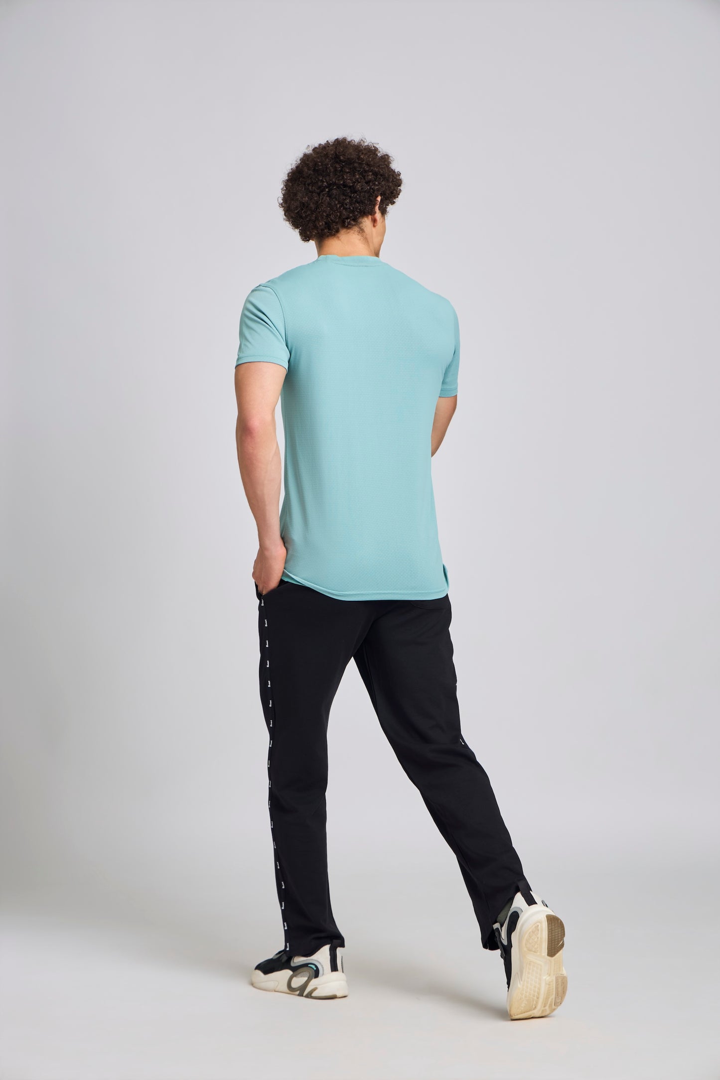 Bout Textured T-Shirt - Teal Blue