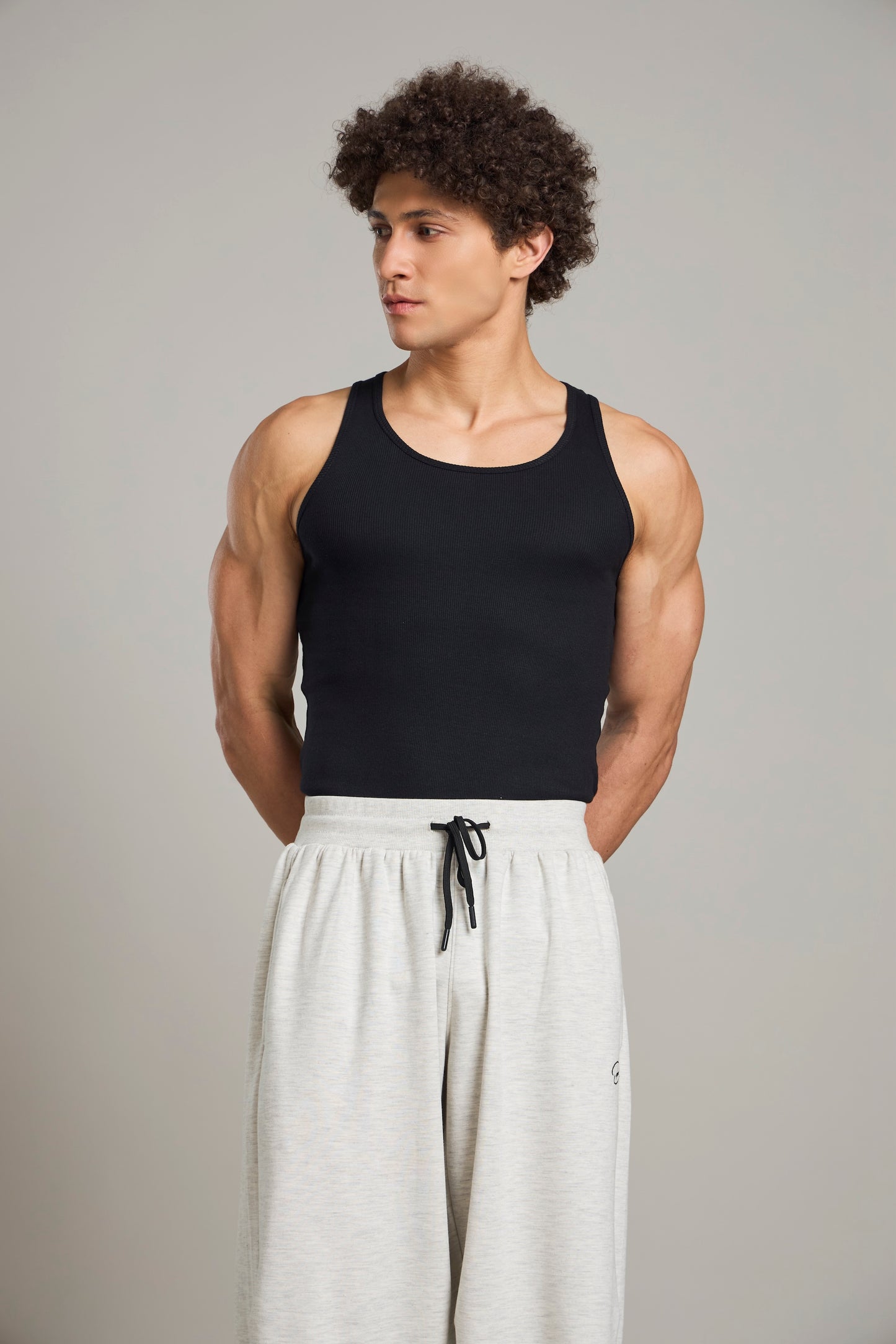 Bout Ribbed Cage Tank - Black