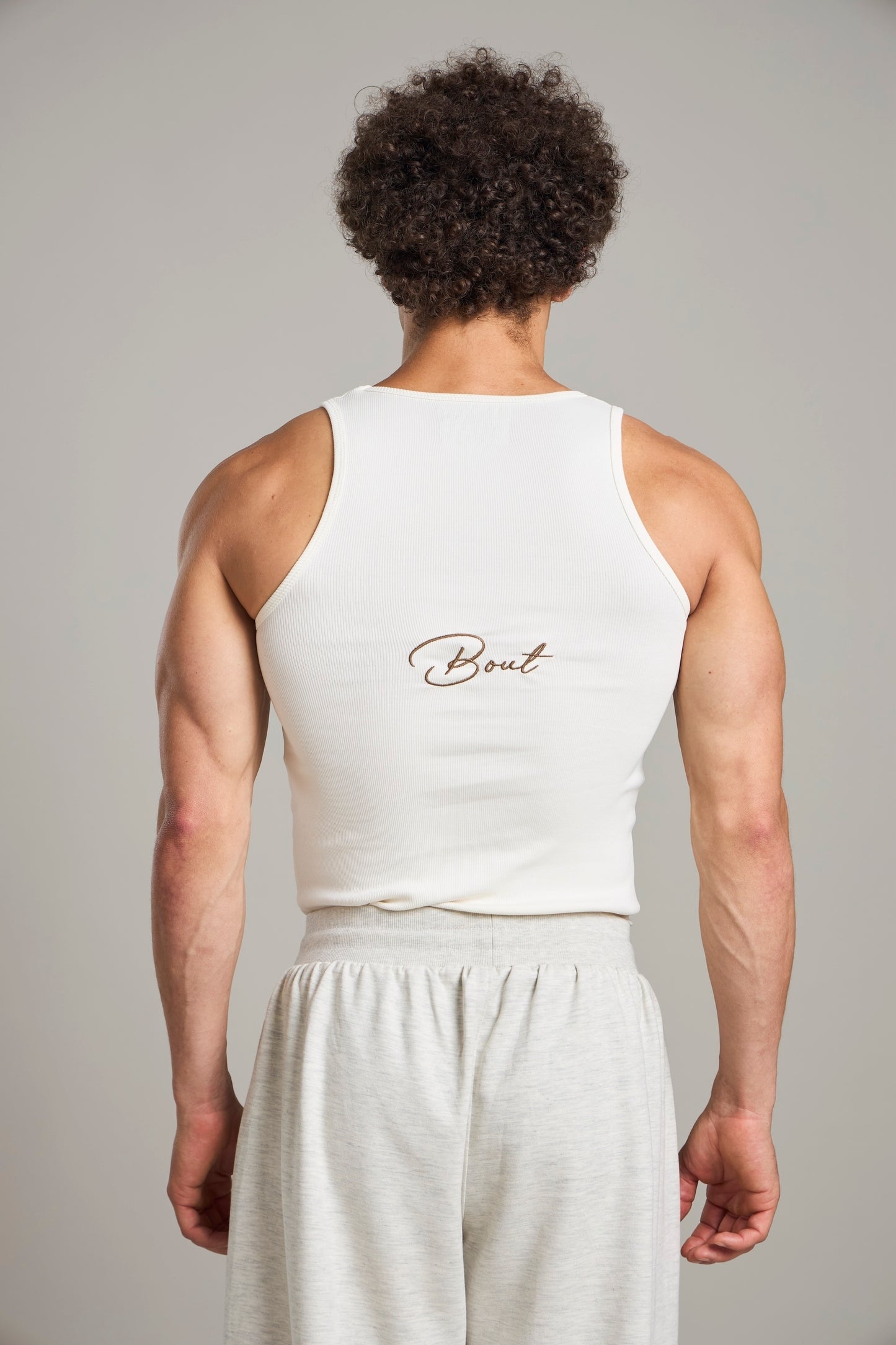 Bout Ribbed Cage Tank - Off White