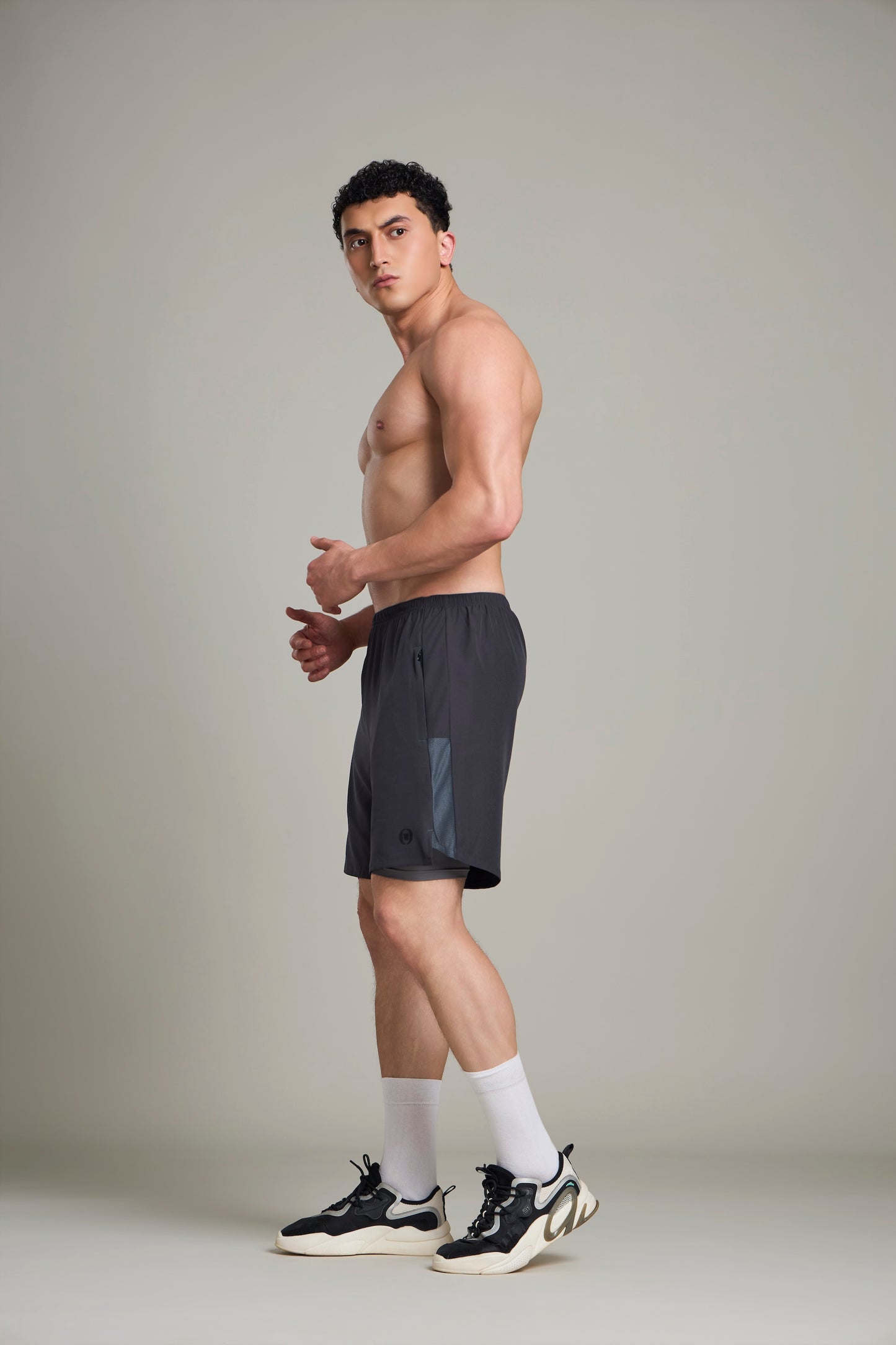 Bout 2in1 Compression Shorts - Black & Black