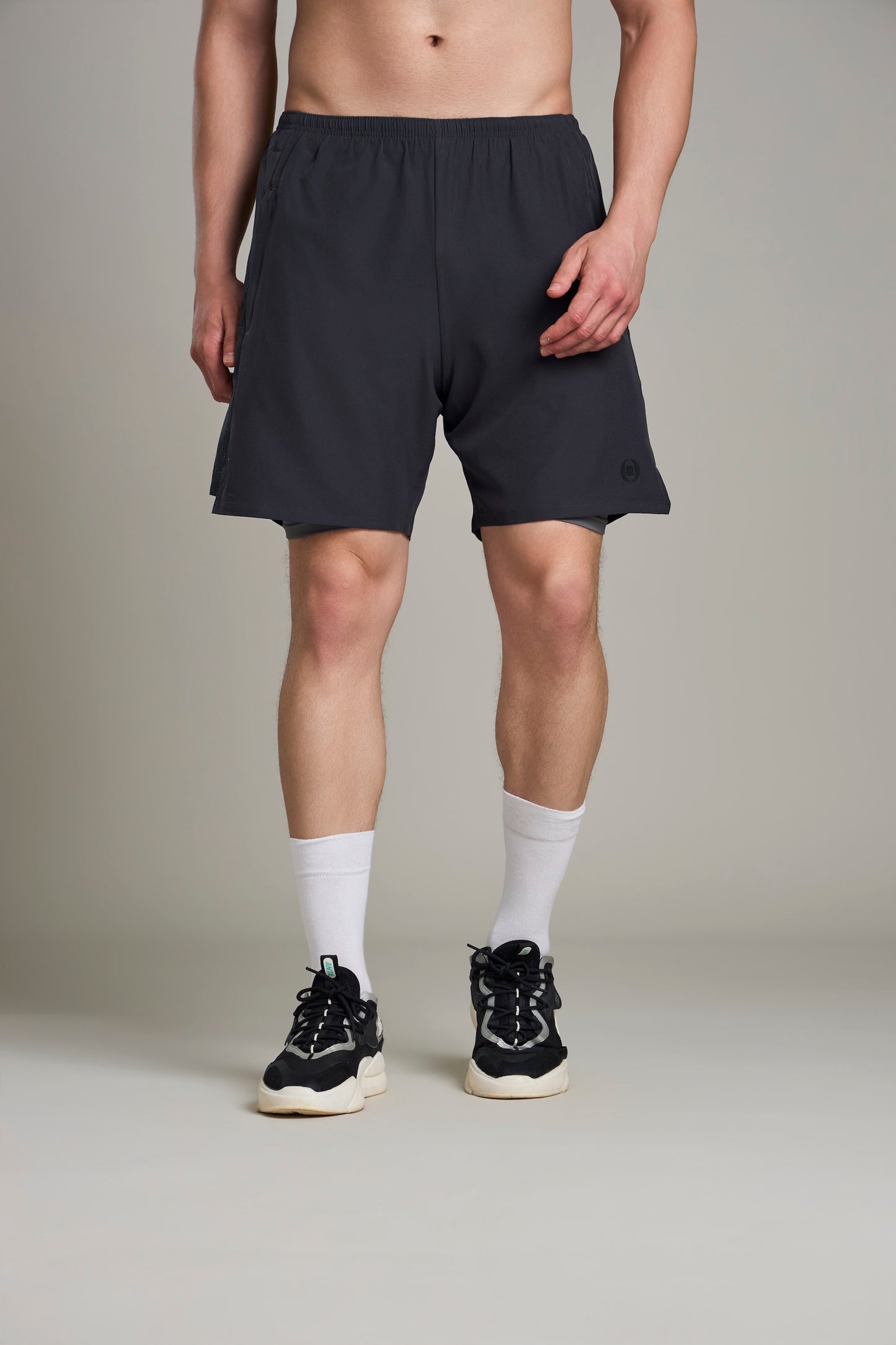 Bout 2in1 Compression Shorts - Black & Black