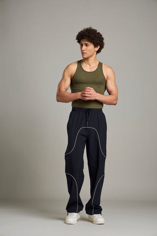 Bout Ribbed Cage Tank - Olive