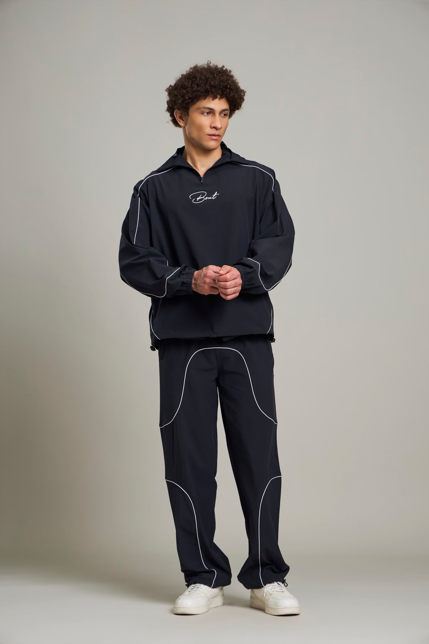 Bout Street Motion Tracksuit Set - Black