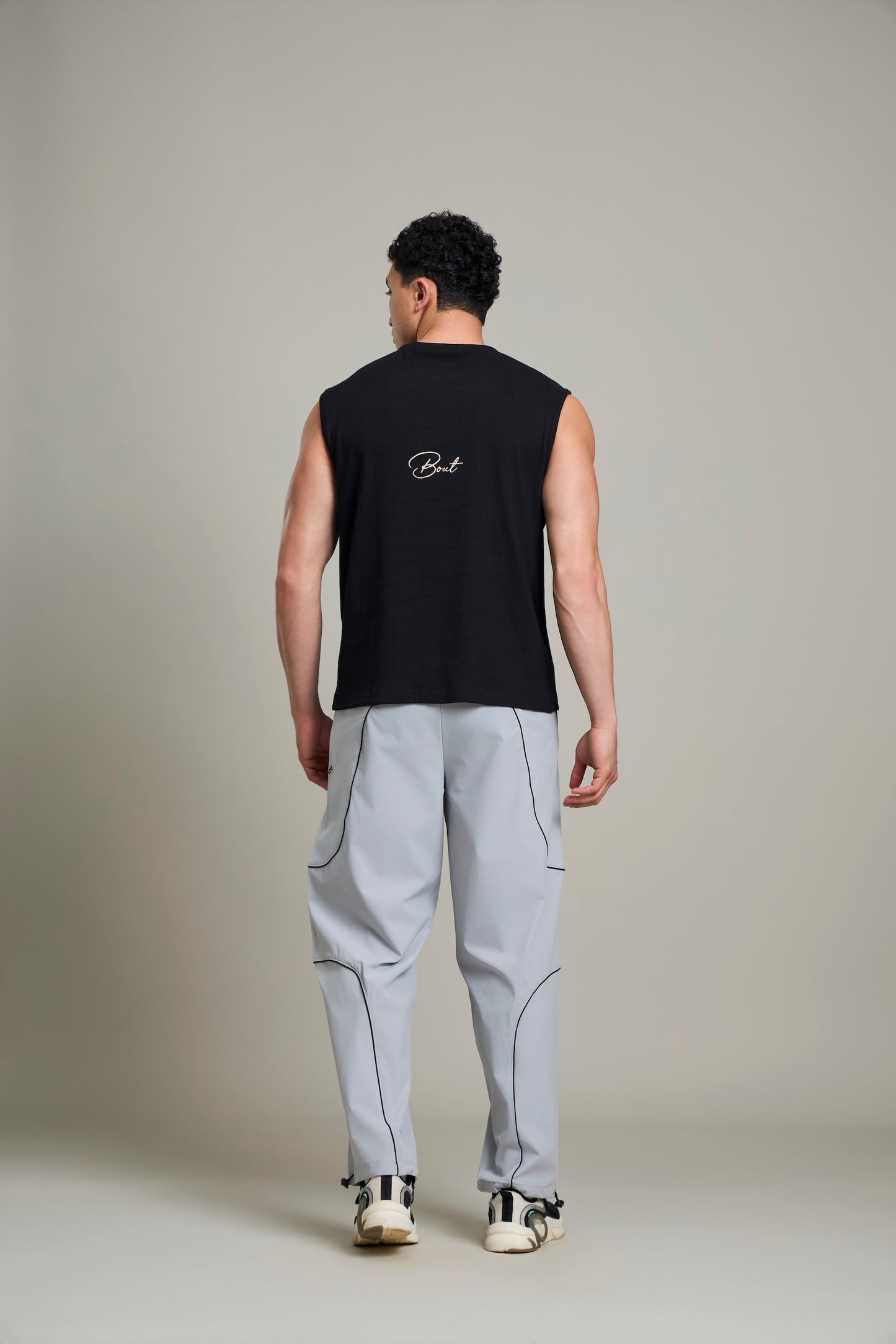 Bout Ribbed Muscle Tank - Black