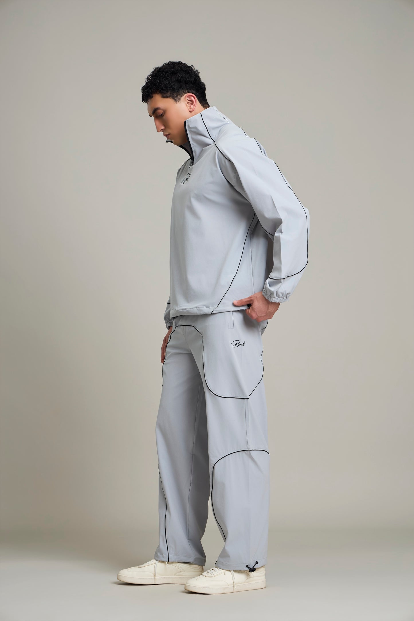 Bout Street Motion Tracksuit Set - Cool Grey