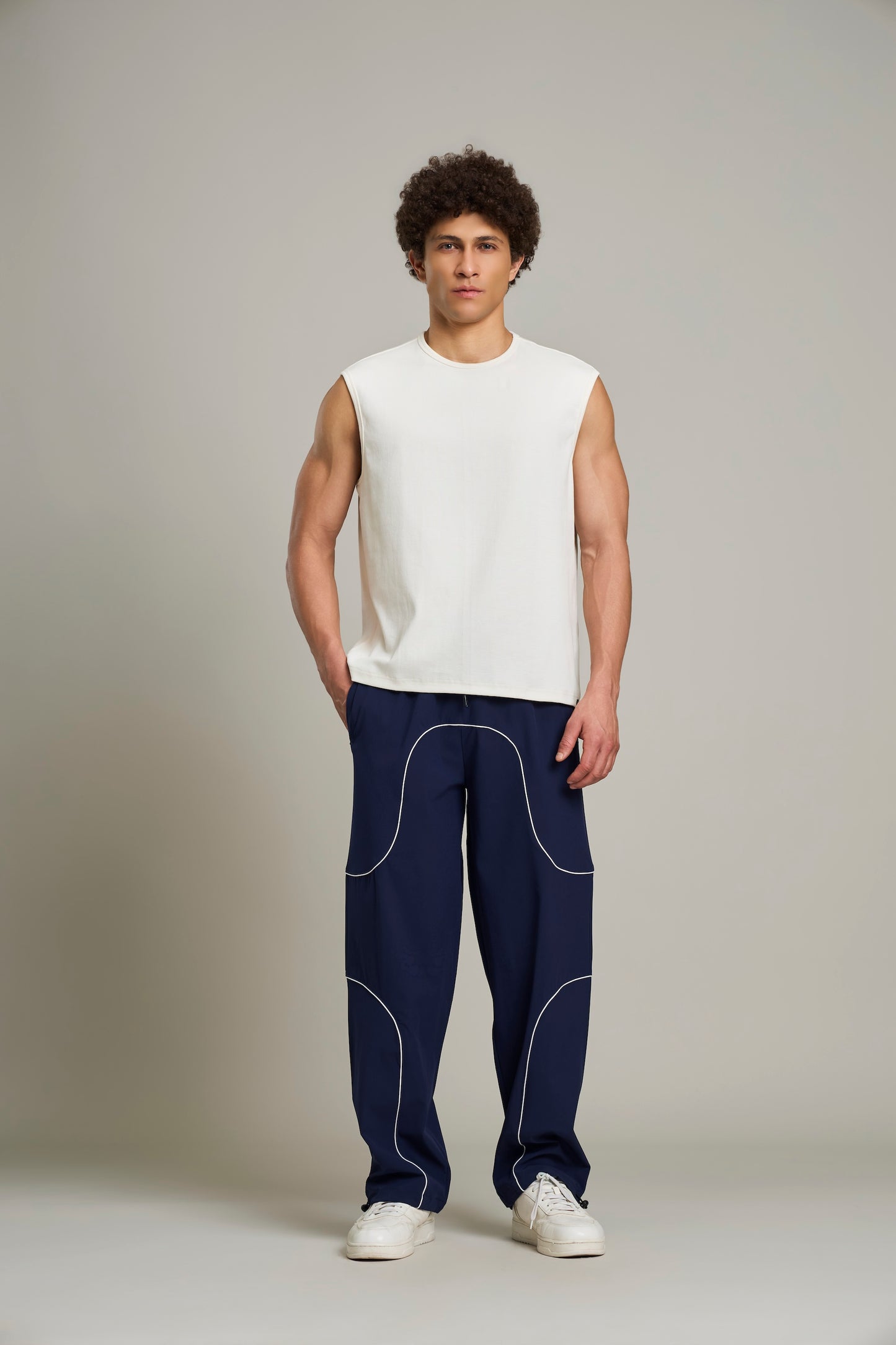 Bout Ribbed Muscle Tank - Off White